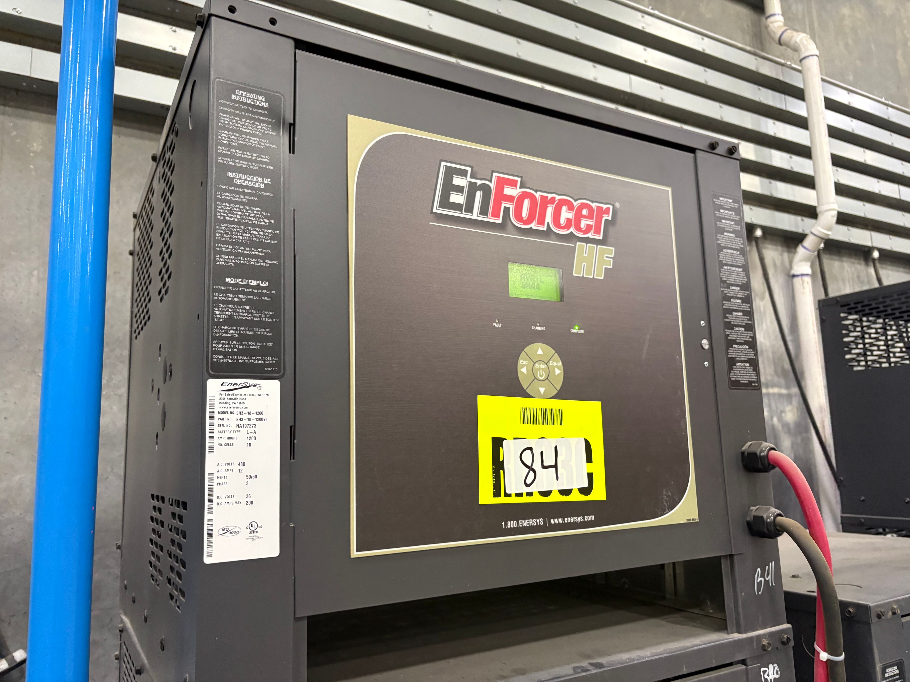 Enersys Enforcer HF- 36V Battery Charger