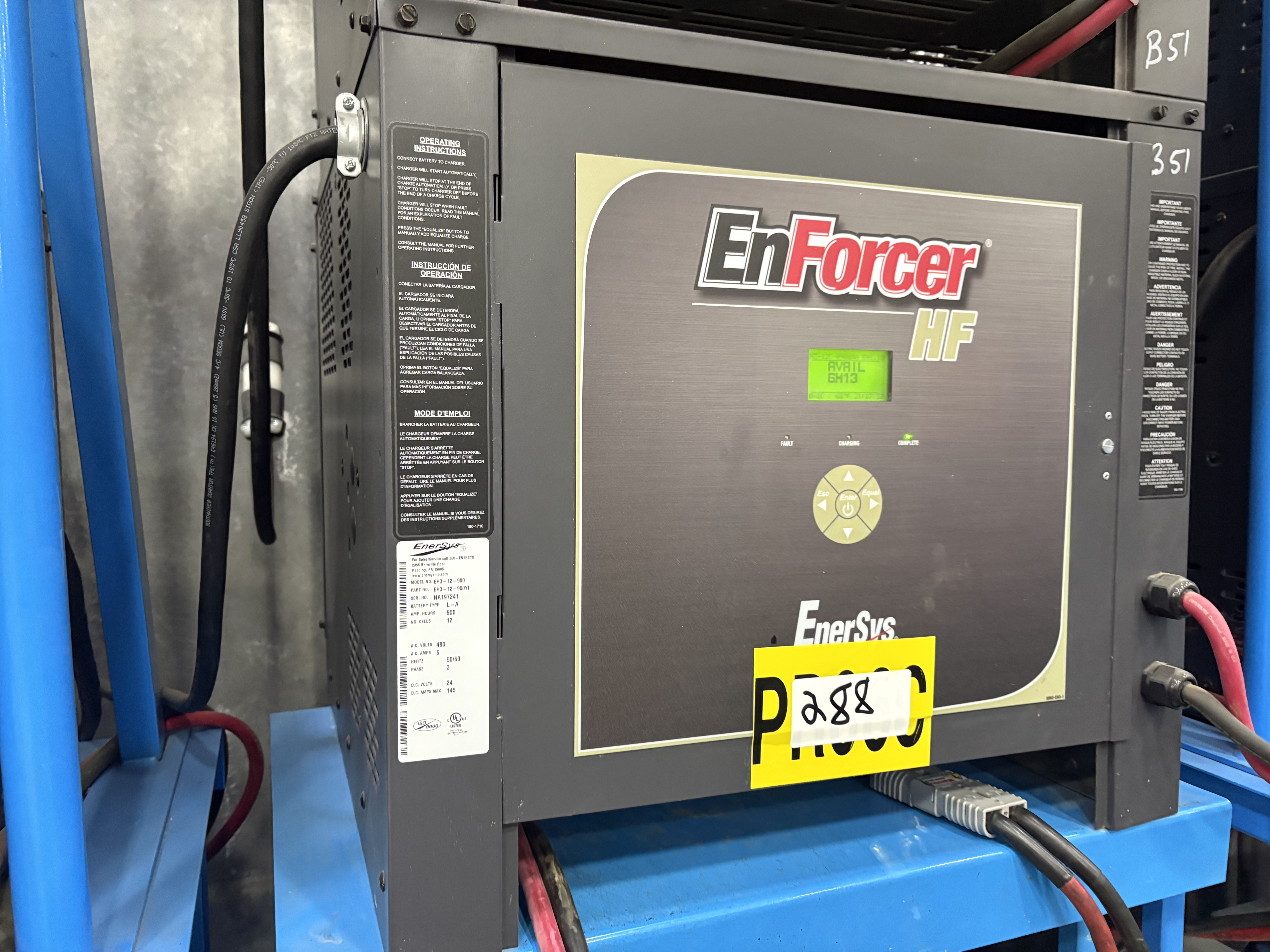 Enersys Enforcer HF- 24V Battery Charger