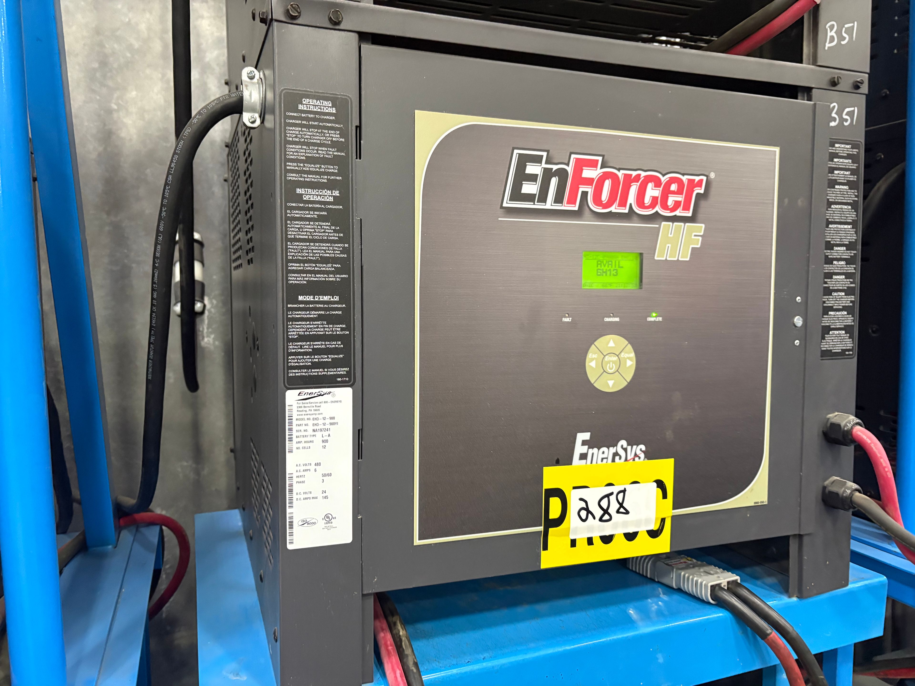 Enersys Enforcer HF- 24V Battery Charger