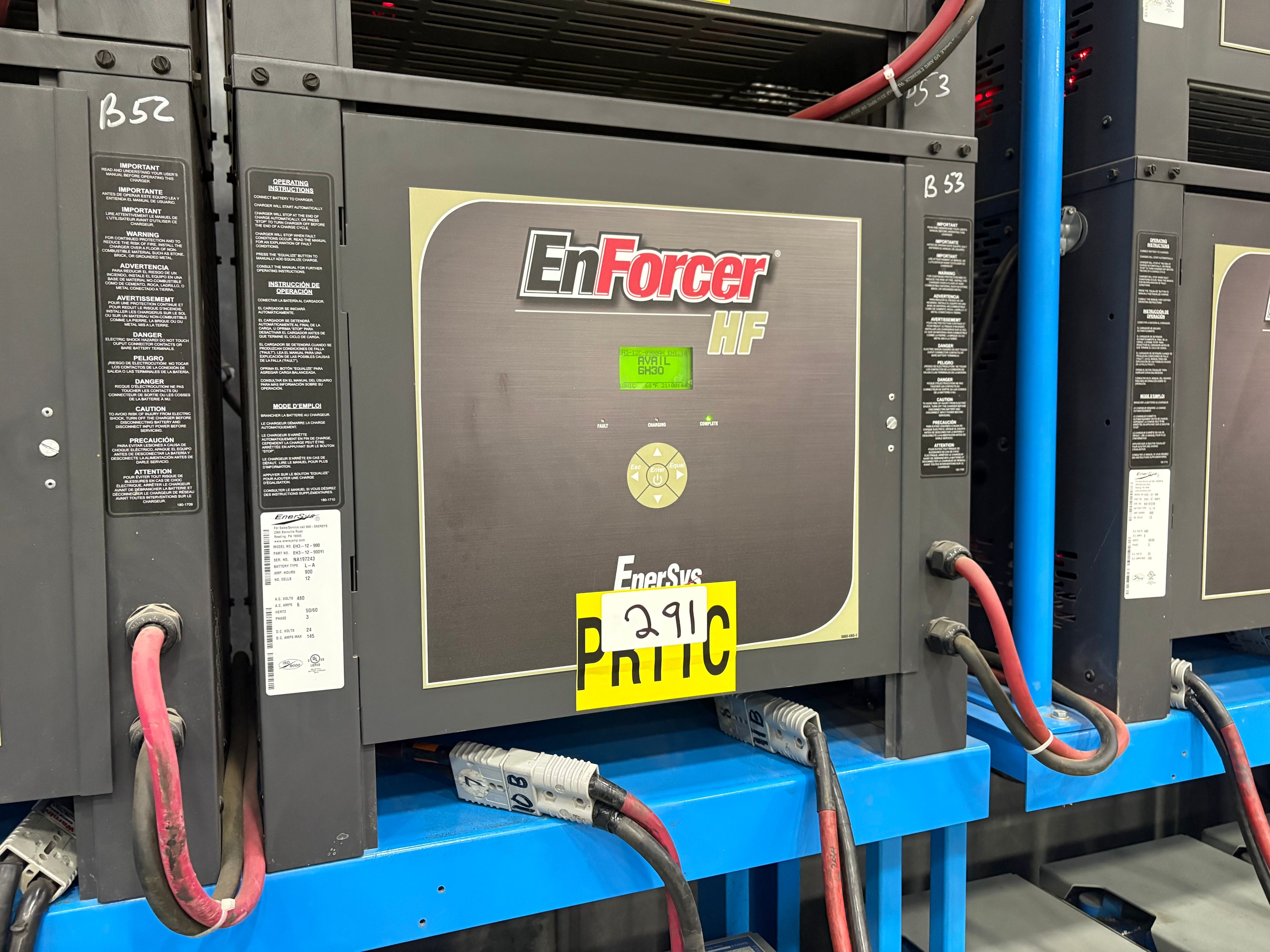 Enersys Enforcer HF- 24V Battery Charger - Document 1