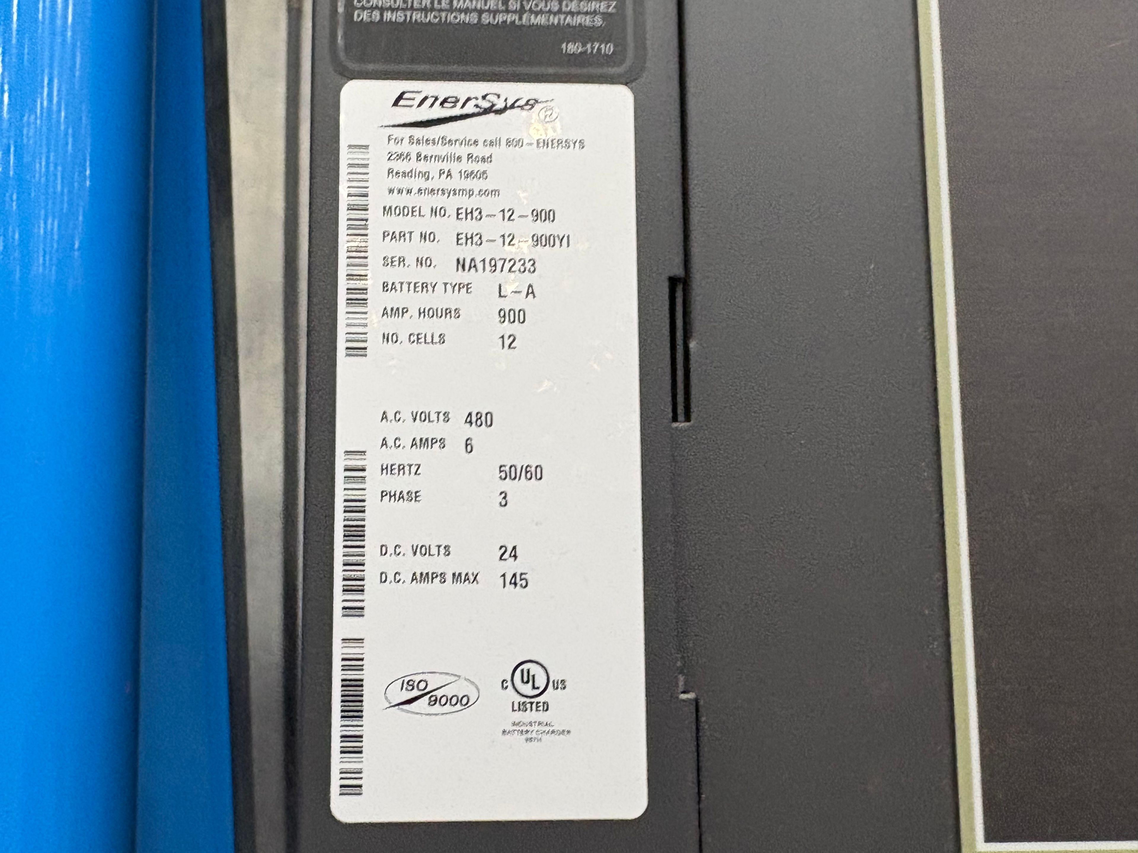 Enersys Enforcer HF- 24V Battery Charger - Document 3