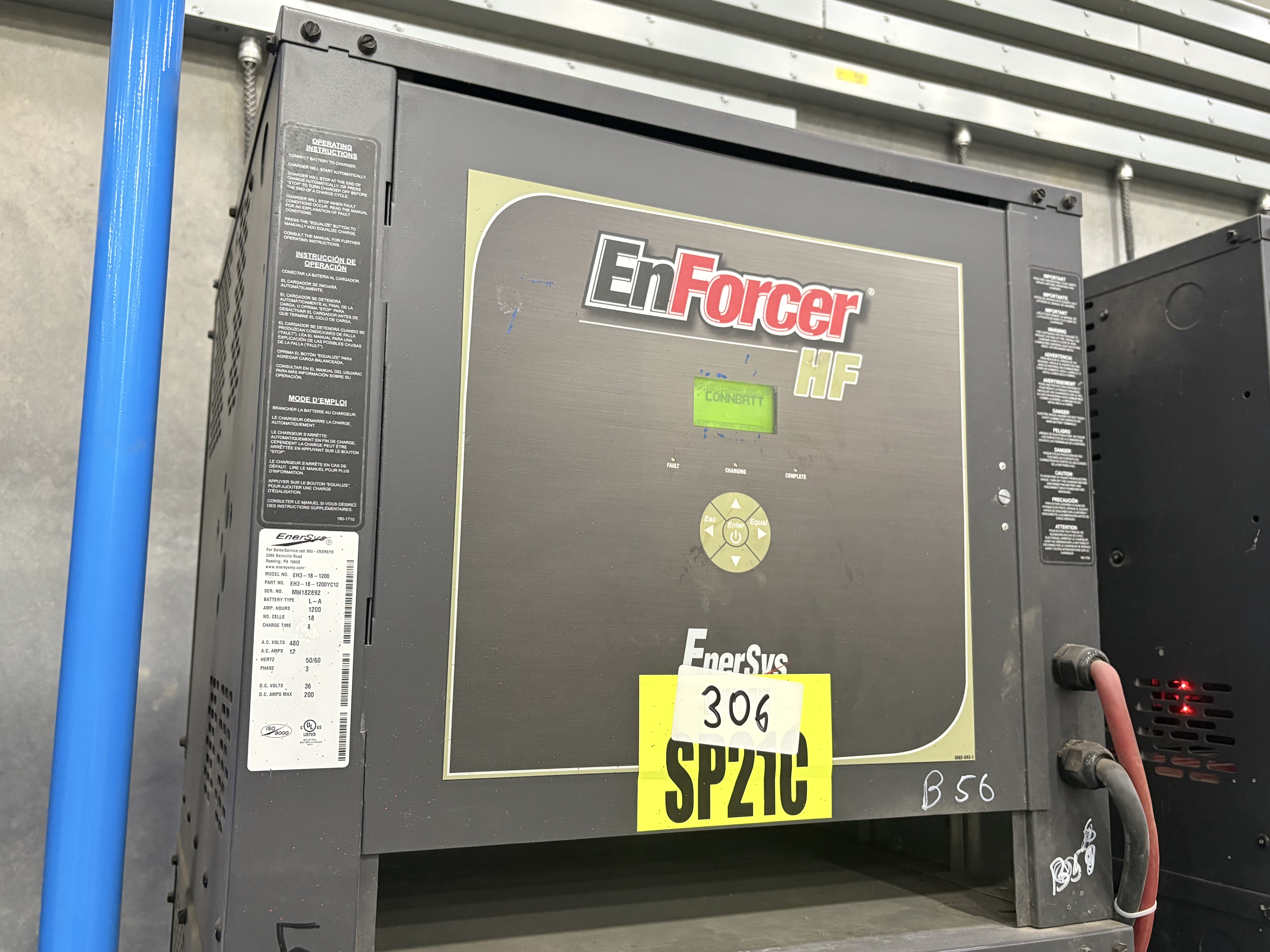 Enersys Enforcer HF- 36V Battery Charger