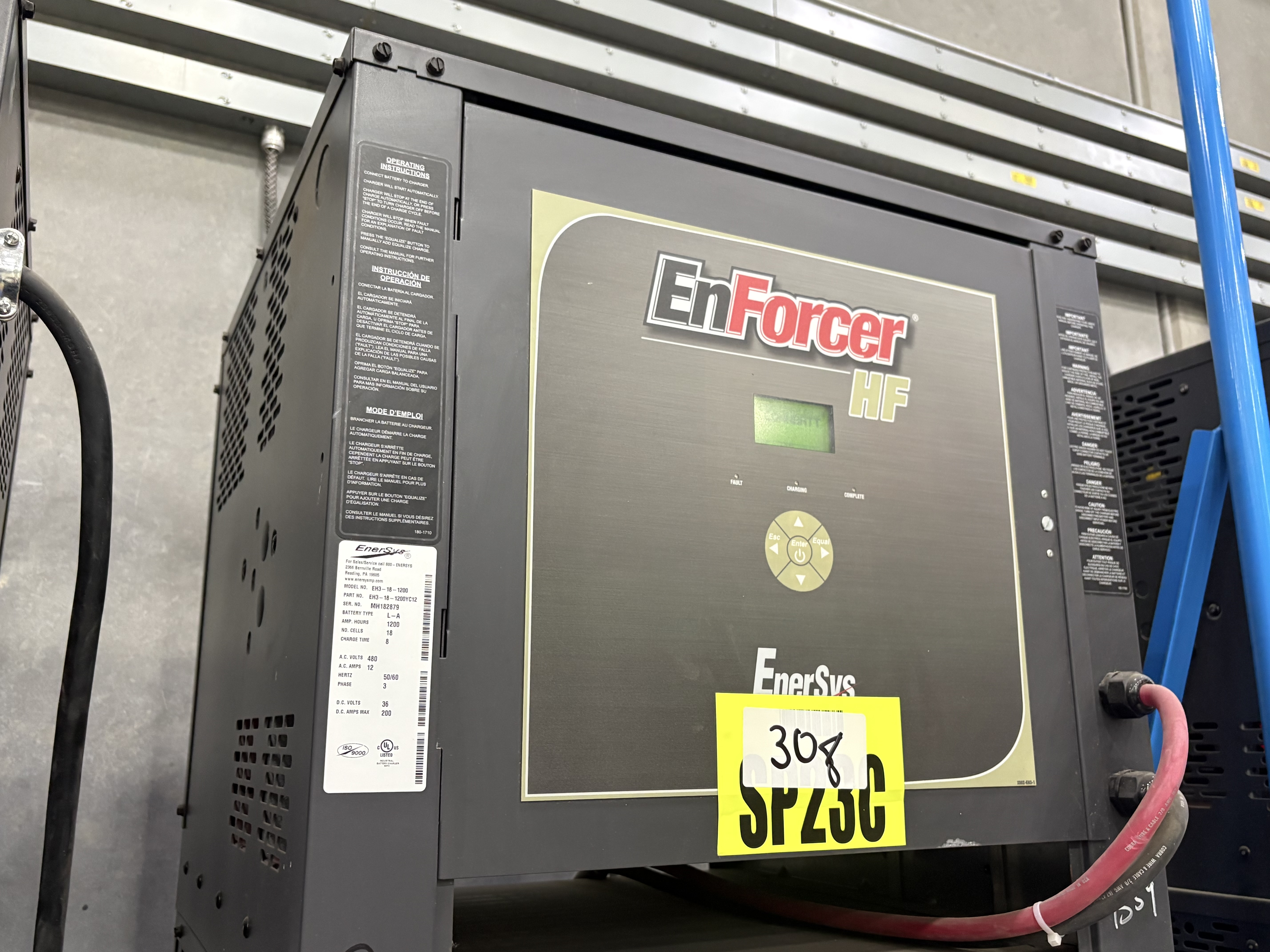 Enersys Enforcer HF- 36V Battery Charger