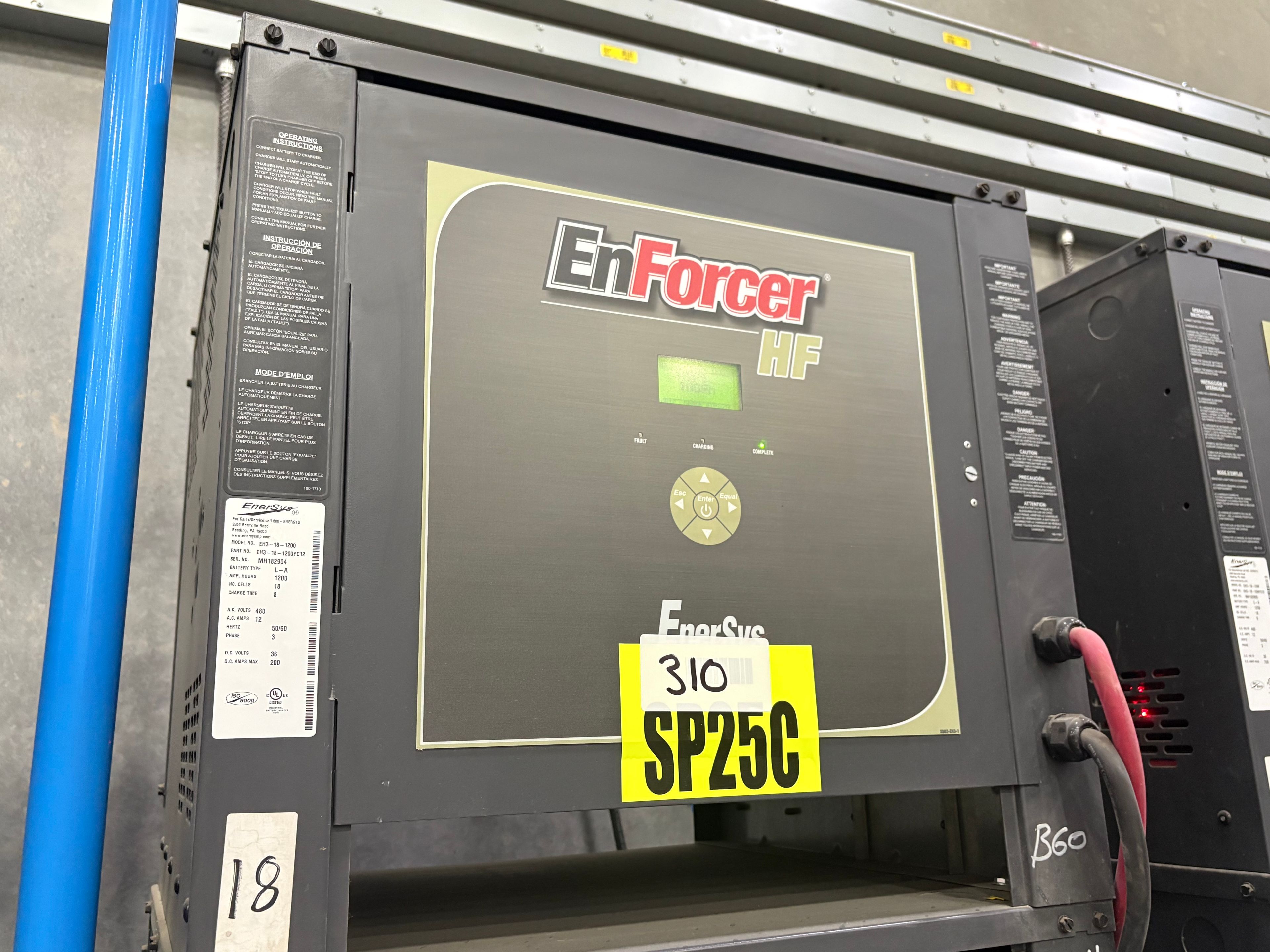 Enersys Enforcer HF- 36V Battery Charger
