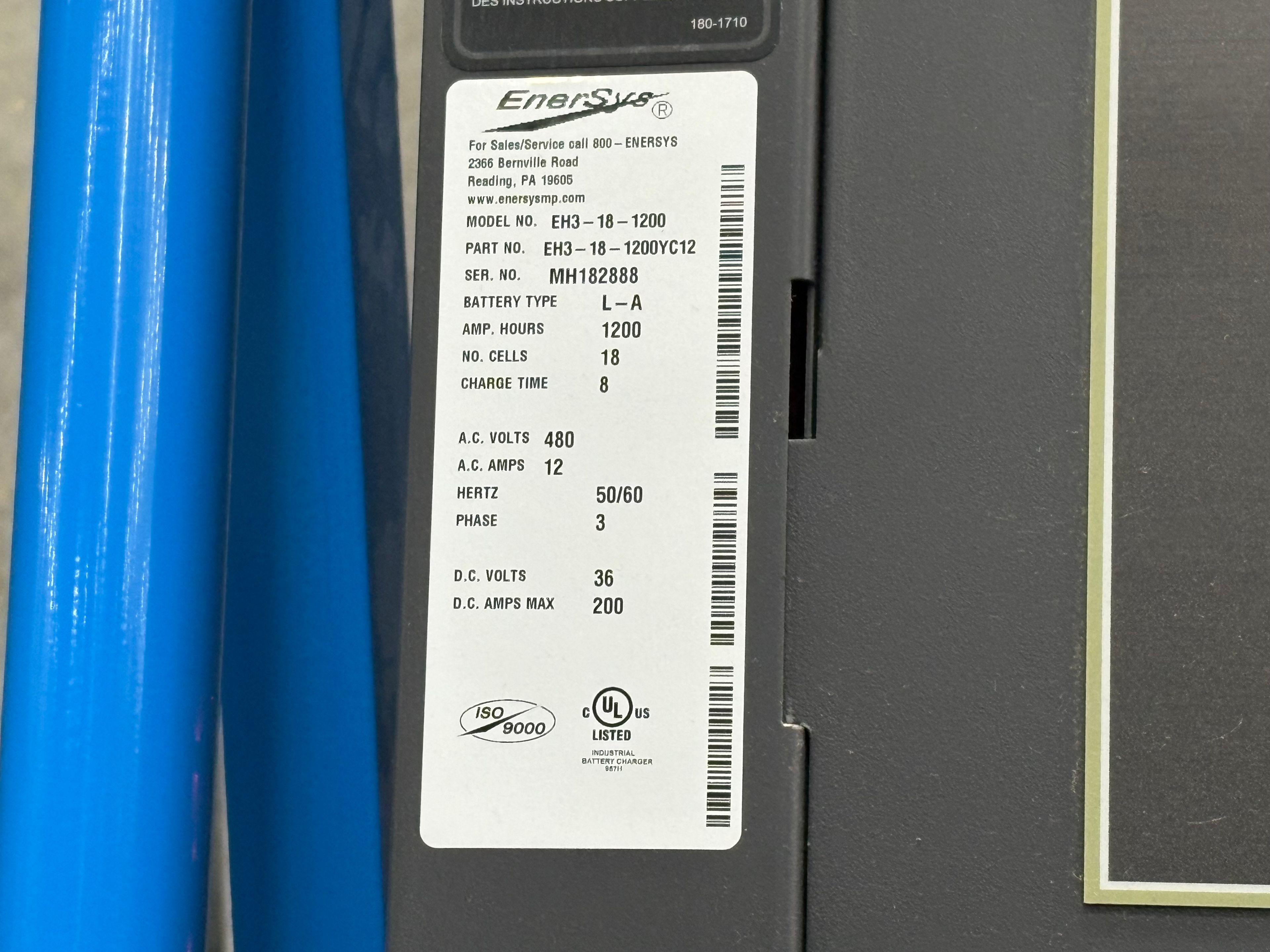 Enersys Enforcer HF- 36V Battery Charger - Document 7