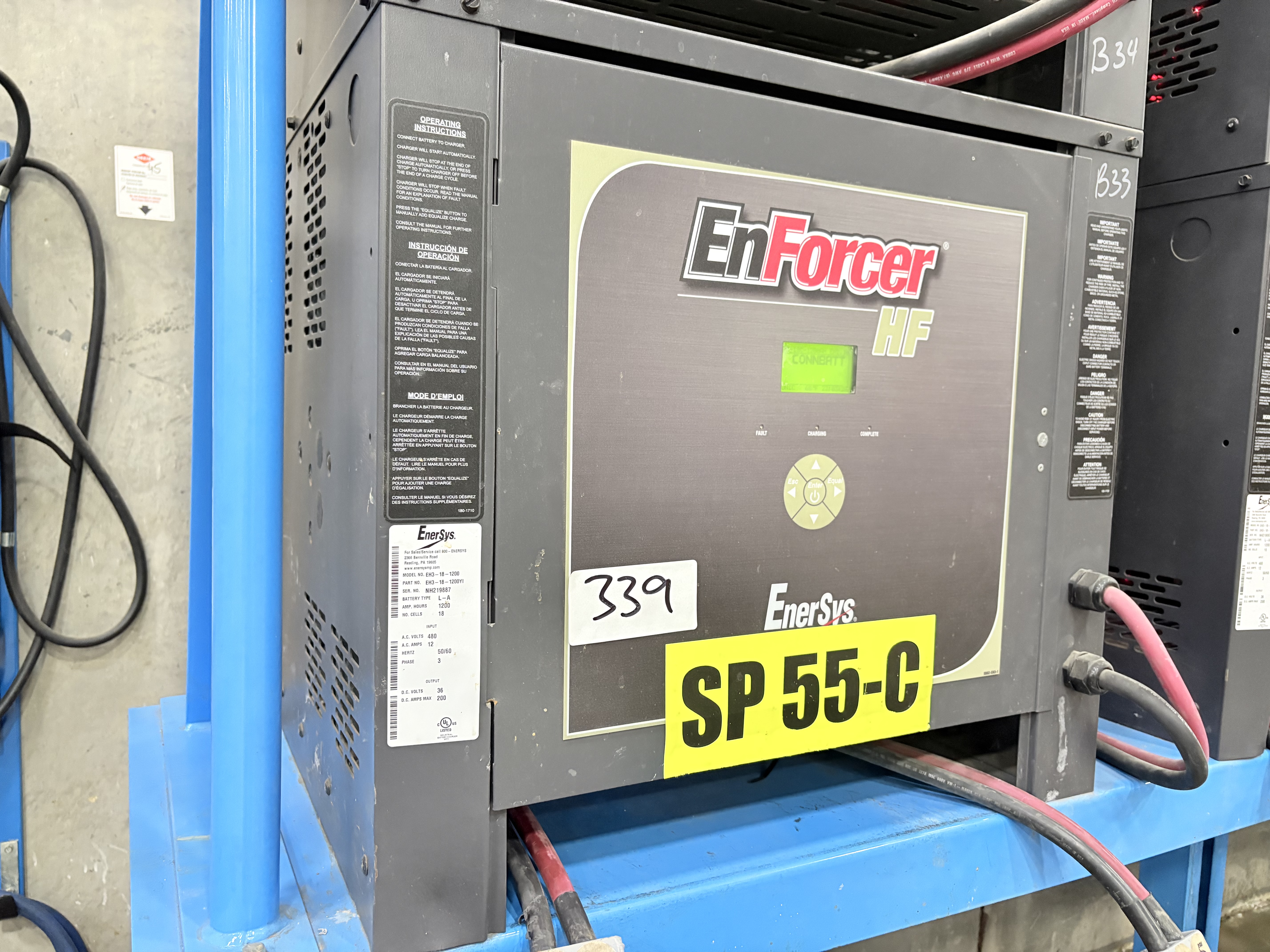 Enersys Enforcer HF- 36V Battery Charger