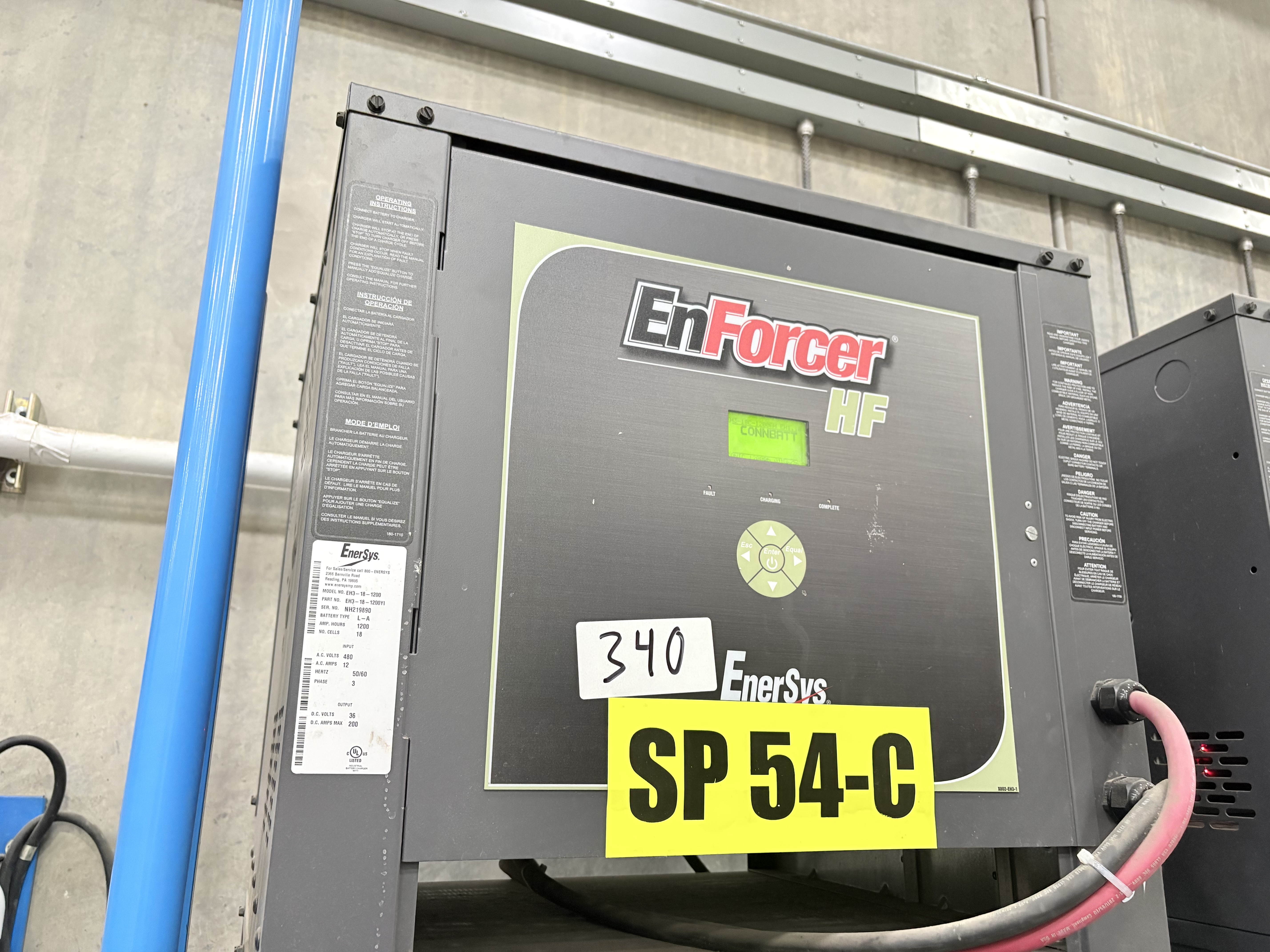 Enersys Enforcer HF- 36V Battery Charger