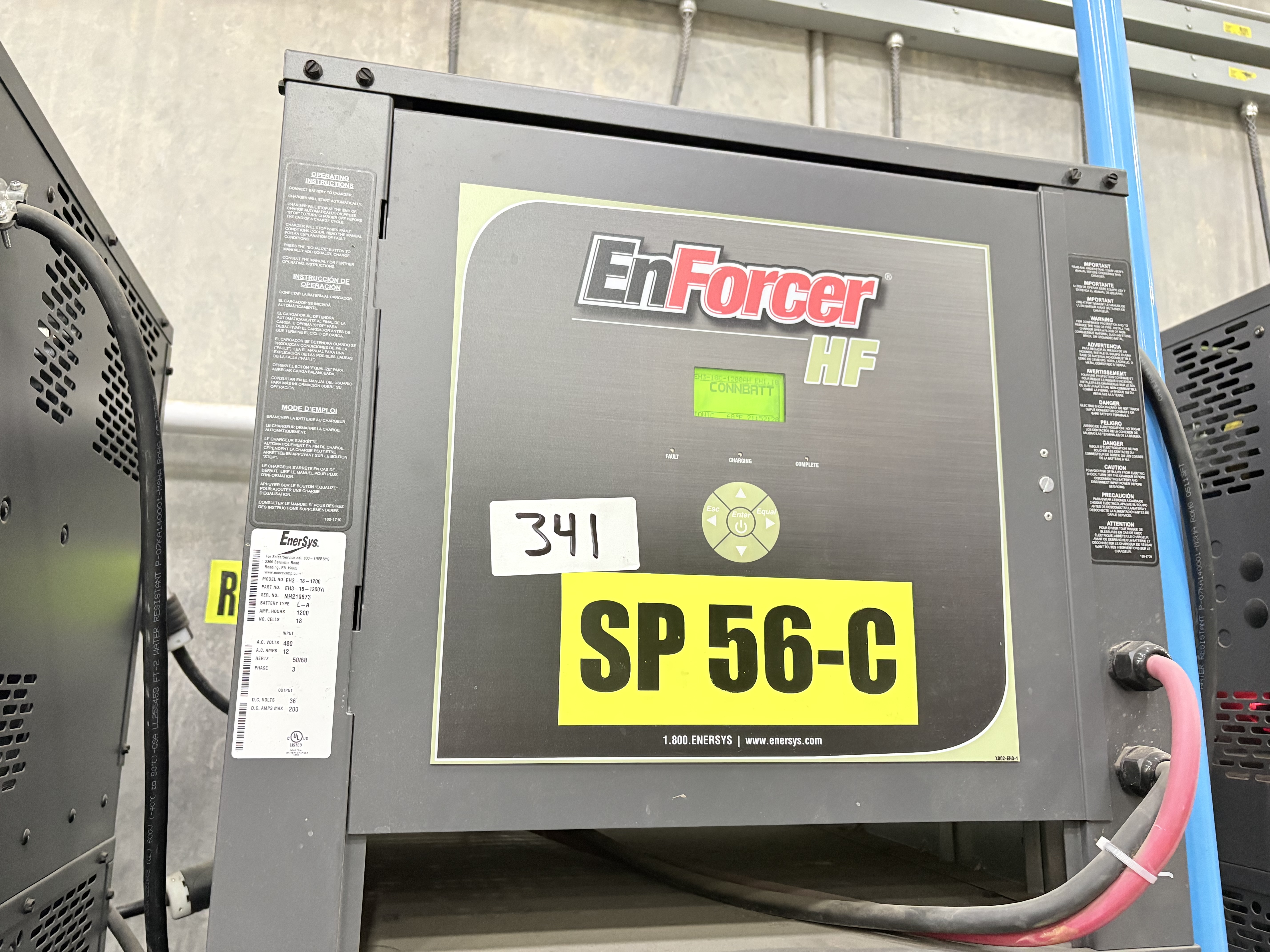 Enersys Enforcer HF- 36V Battery Charger