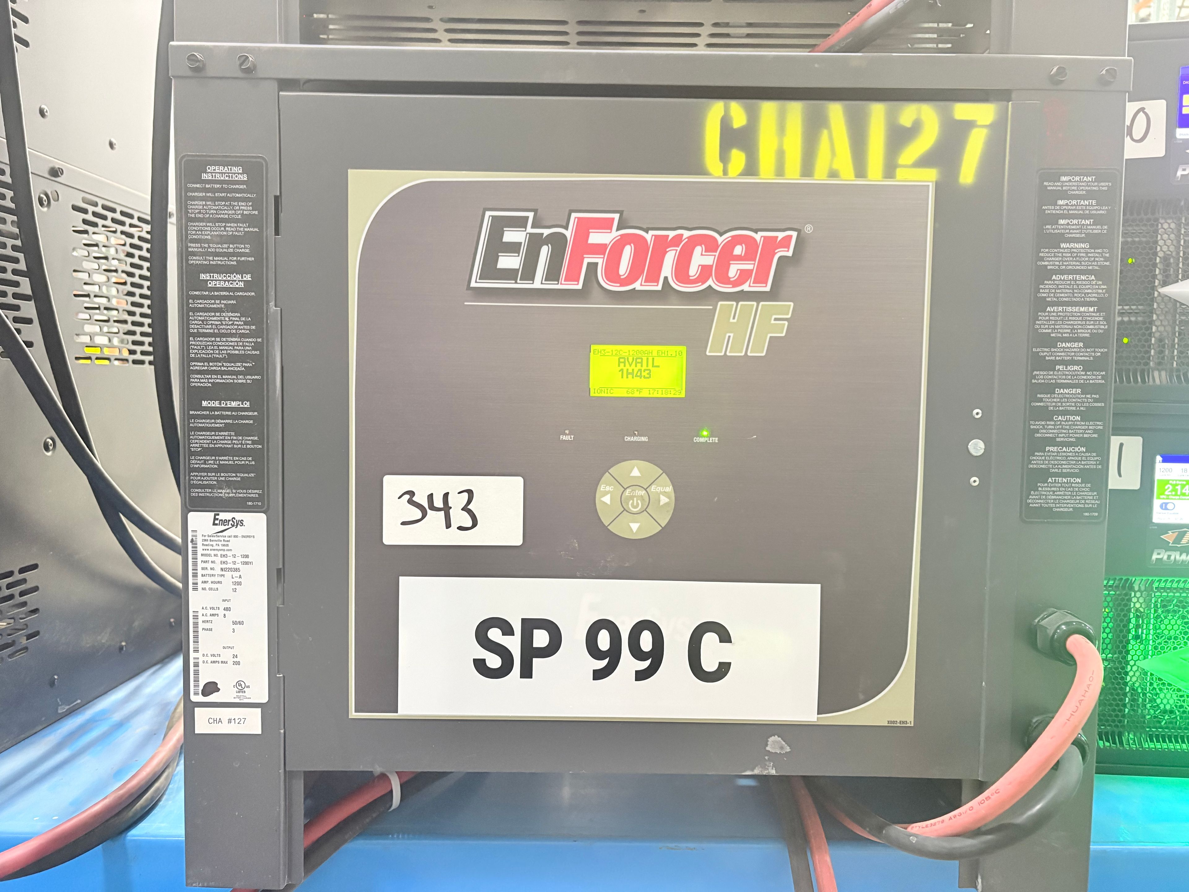Enersys Enforcer HF- 24V Battery Charger