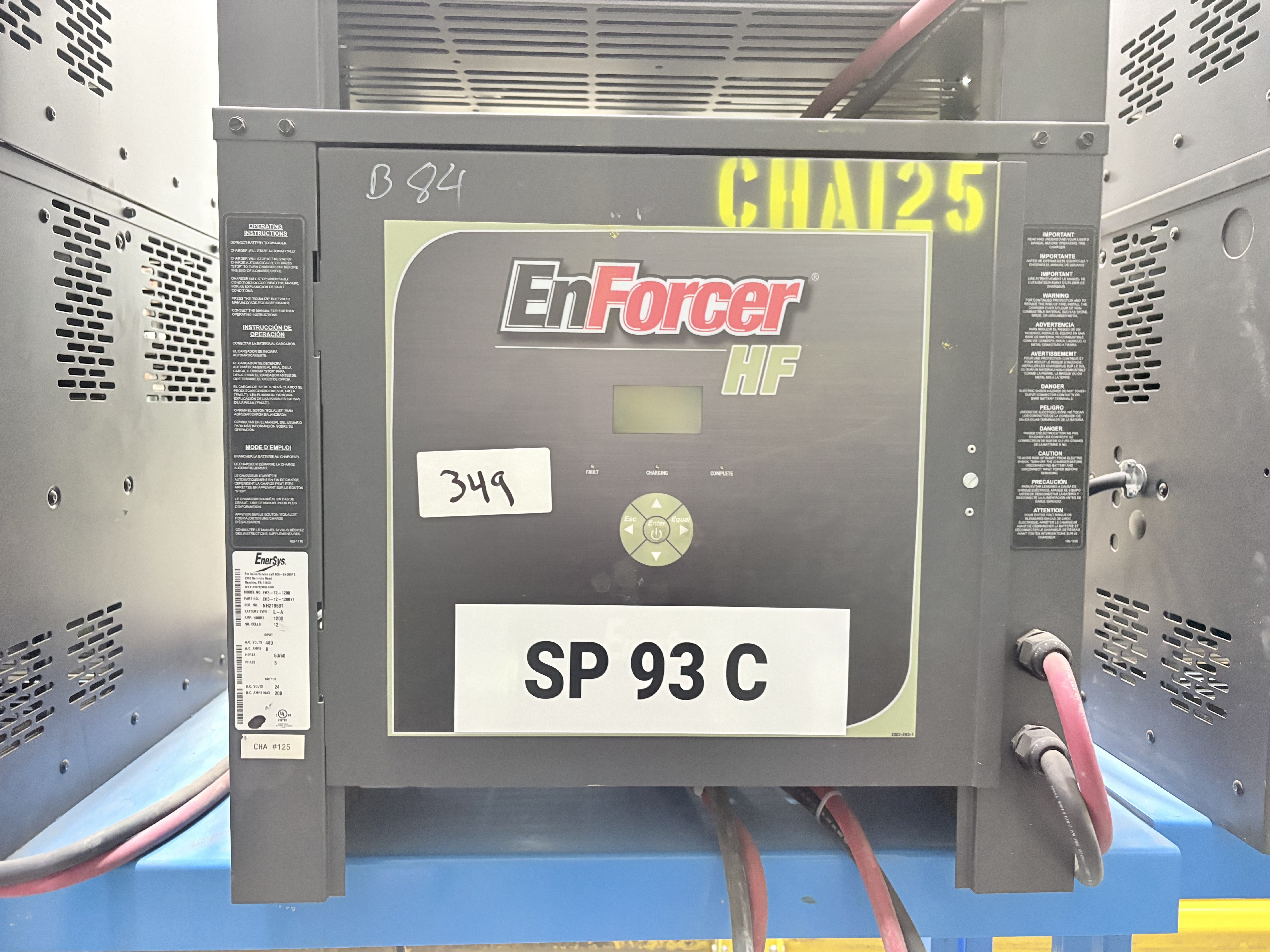 Enersys Enforcer HF- 24V Battery Charger