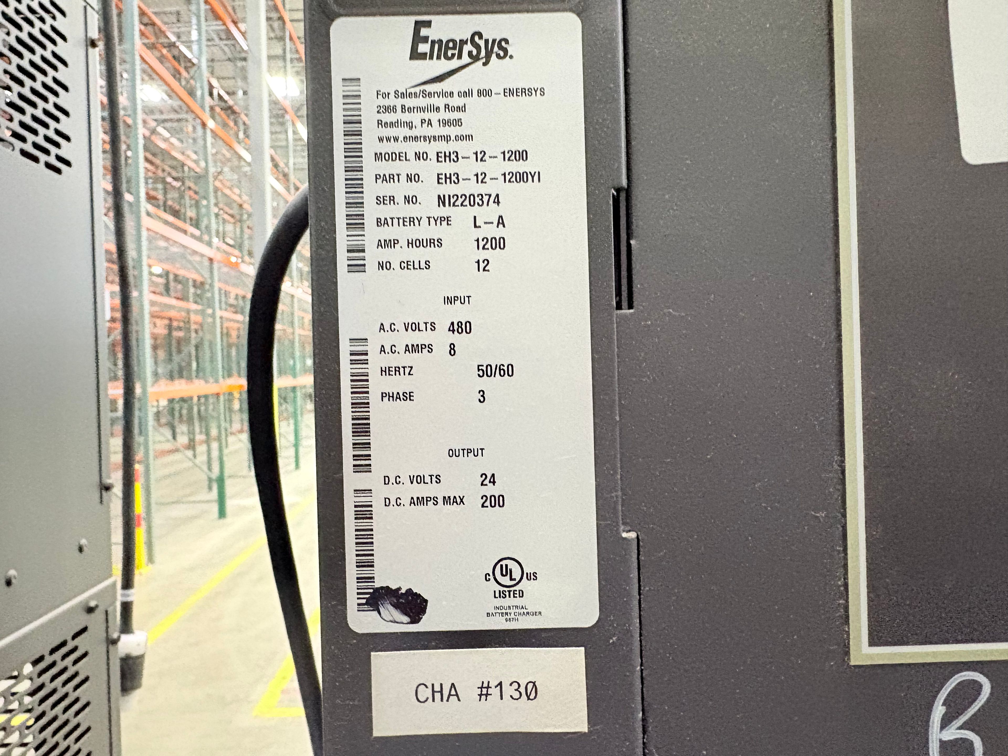 Enersys Enforcer HF- 24V Battery Charger - Document 3