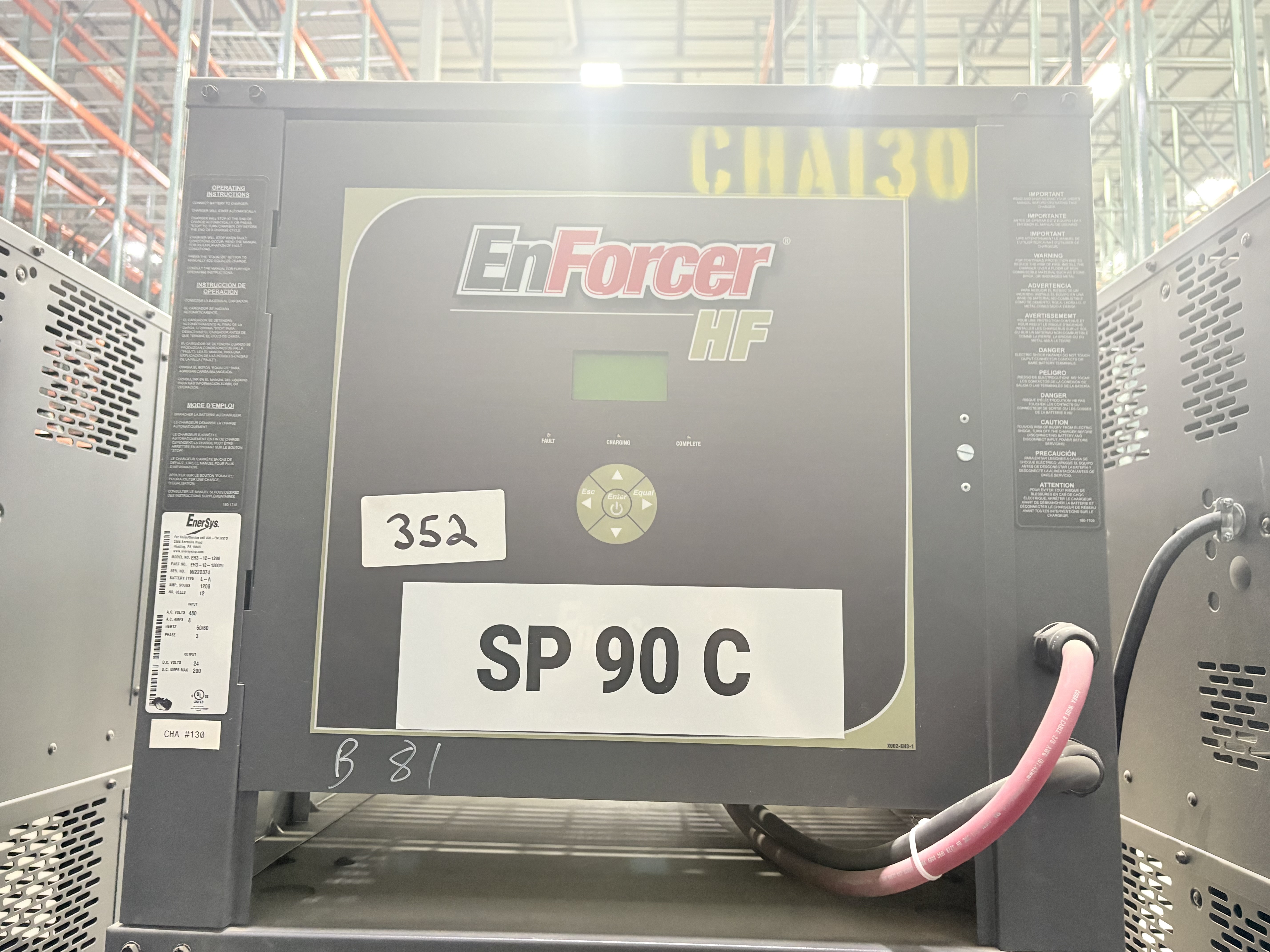 Enersys Enforcer HF- 24V Battery Charger