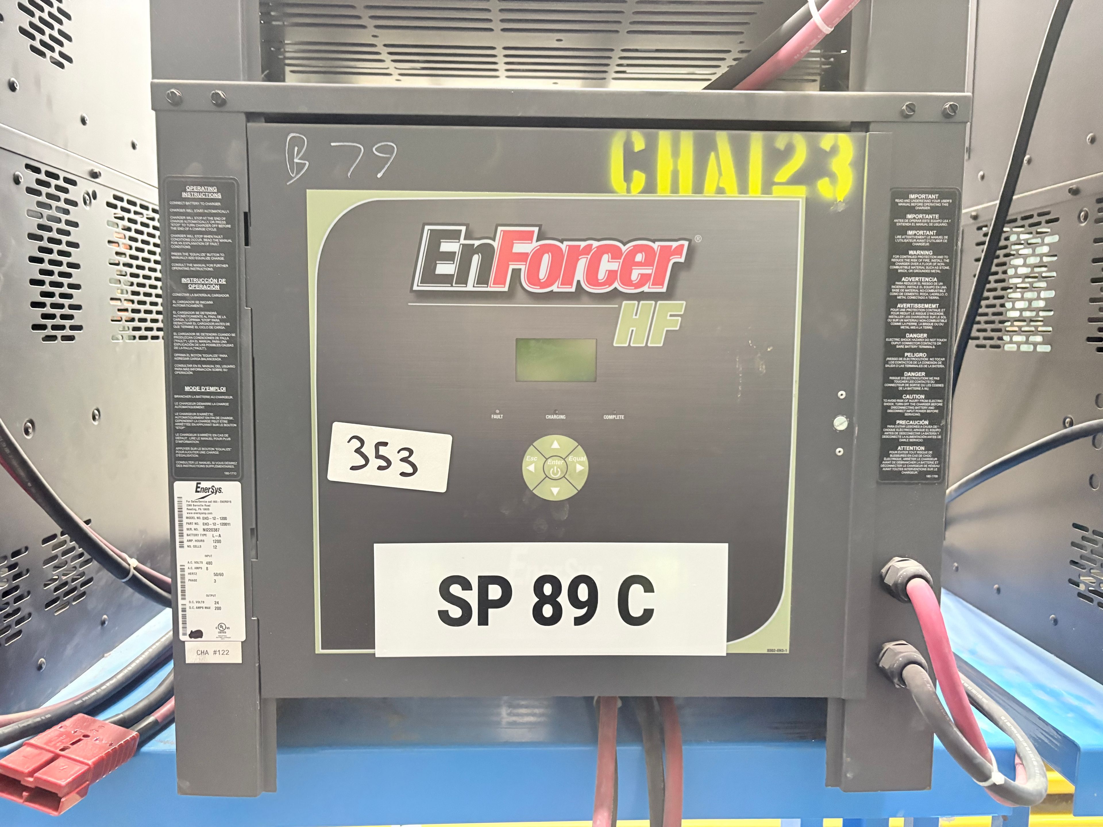 Enersys Enforcer HF- 24V Battery Charger