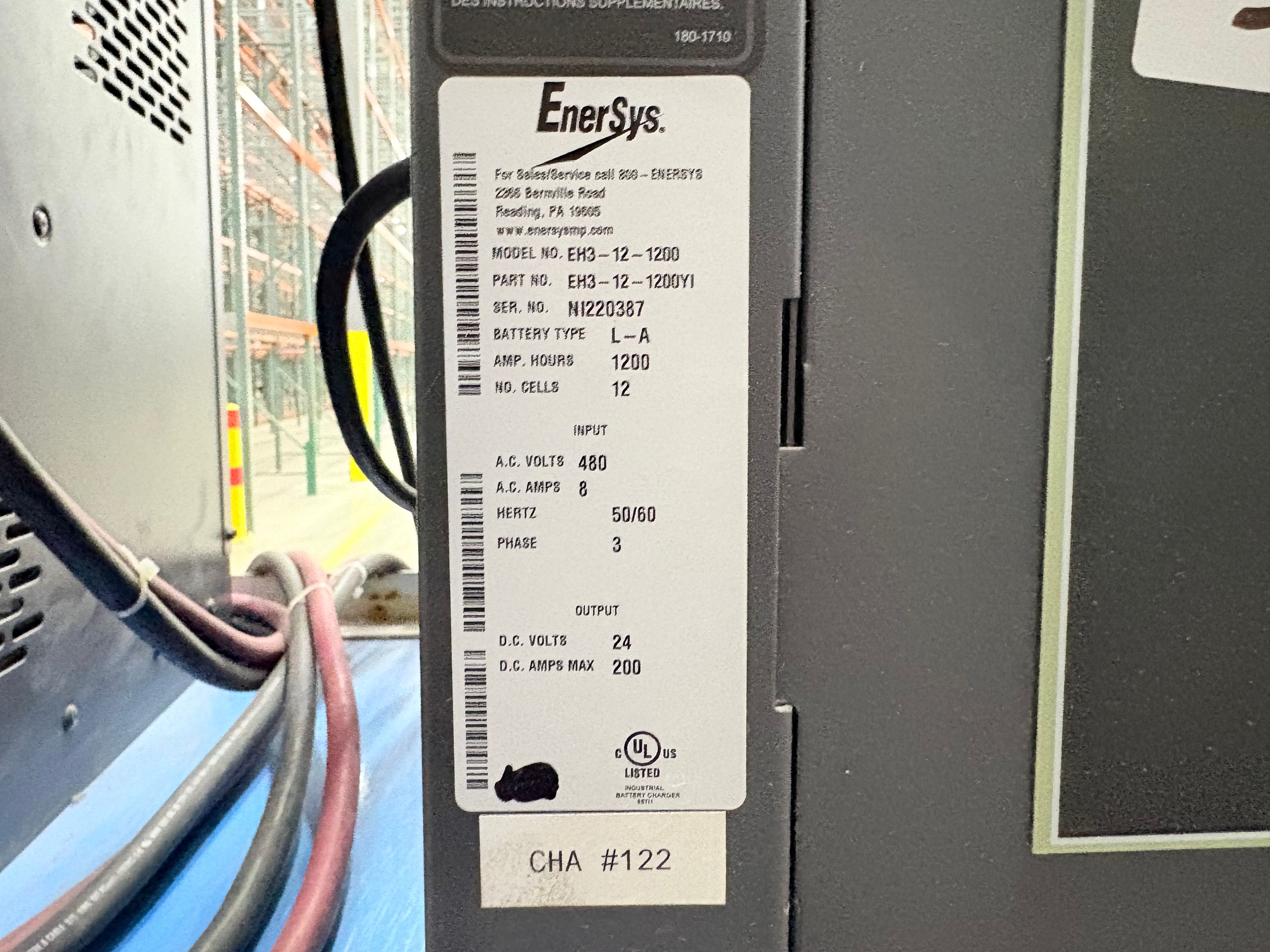 Enersys Enforcer HF- 24V Battery Charger - Document 3