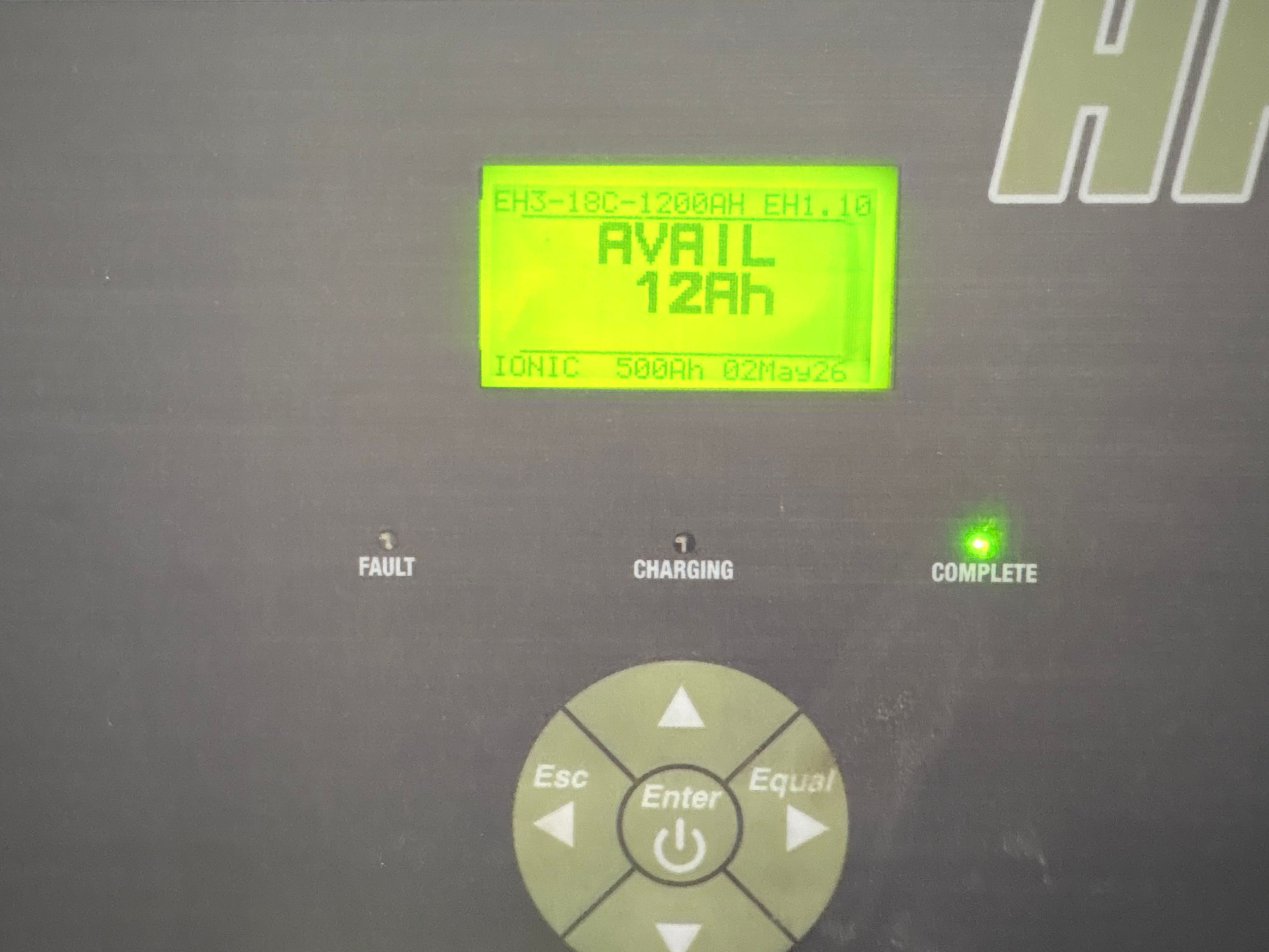 Enersys Enforcer HF- 36V Battery Charger - Document 2