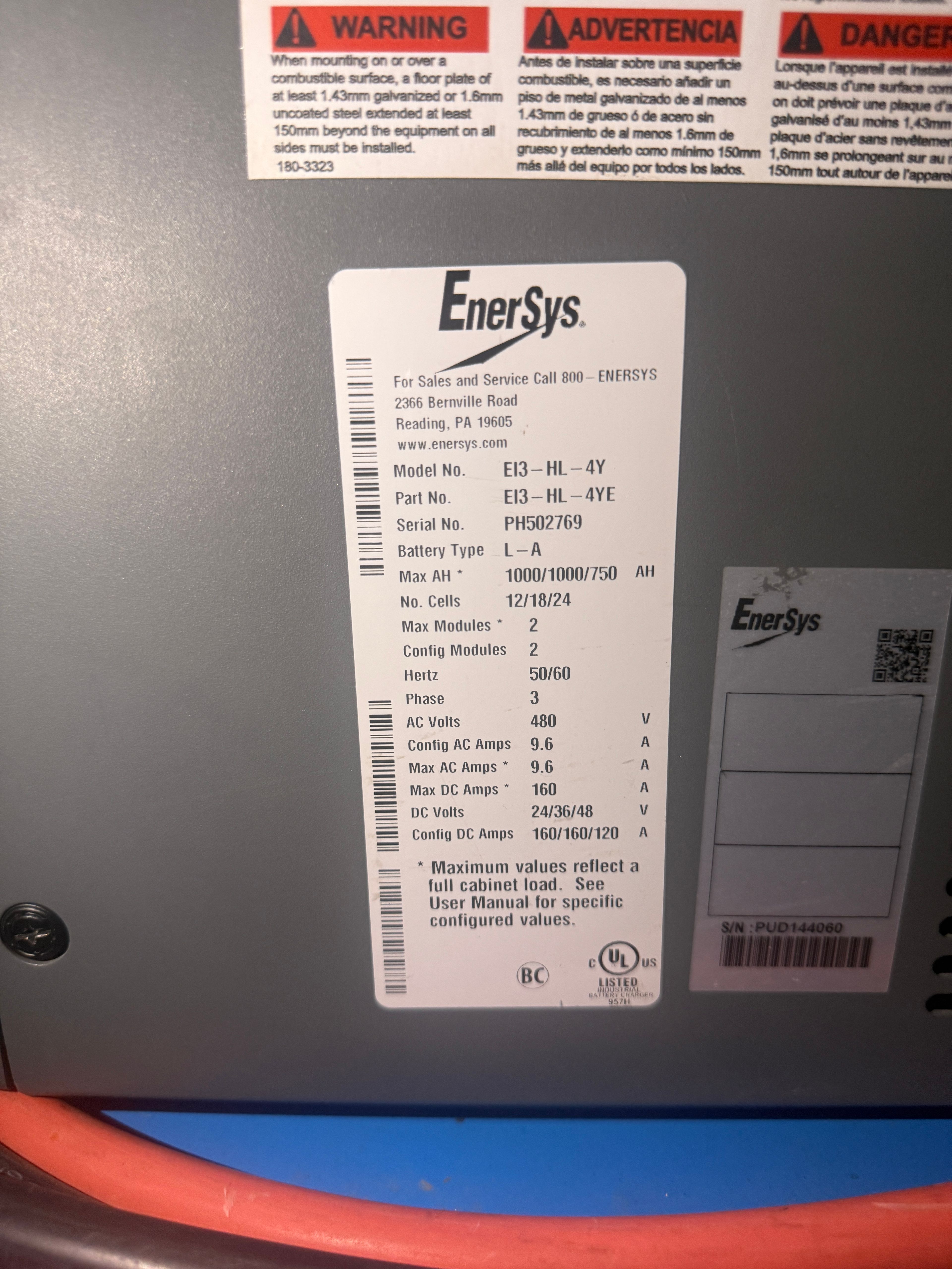 Enersys Enforcer Impaq - 24V/36V/48V Charger - Document 3
