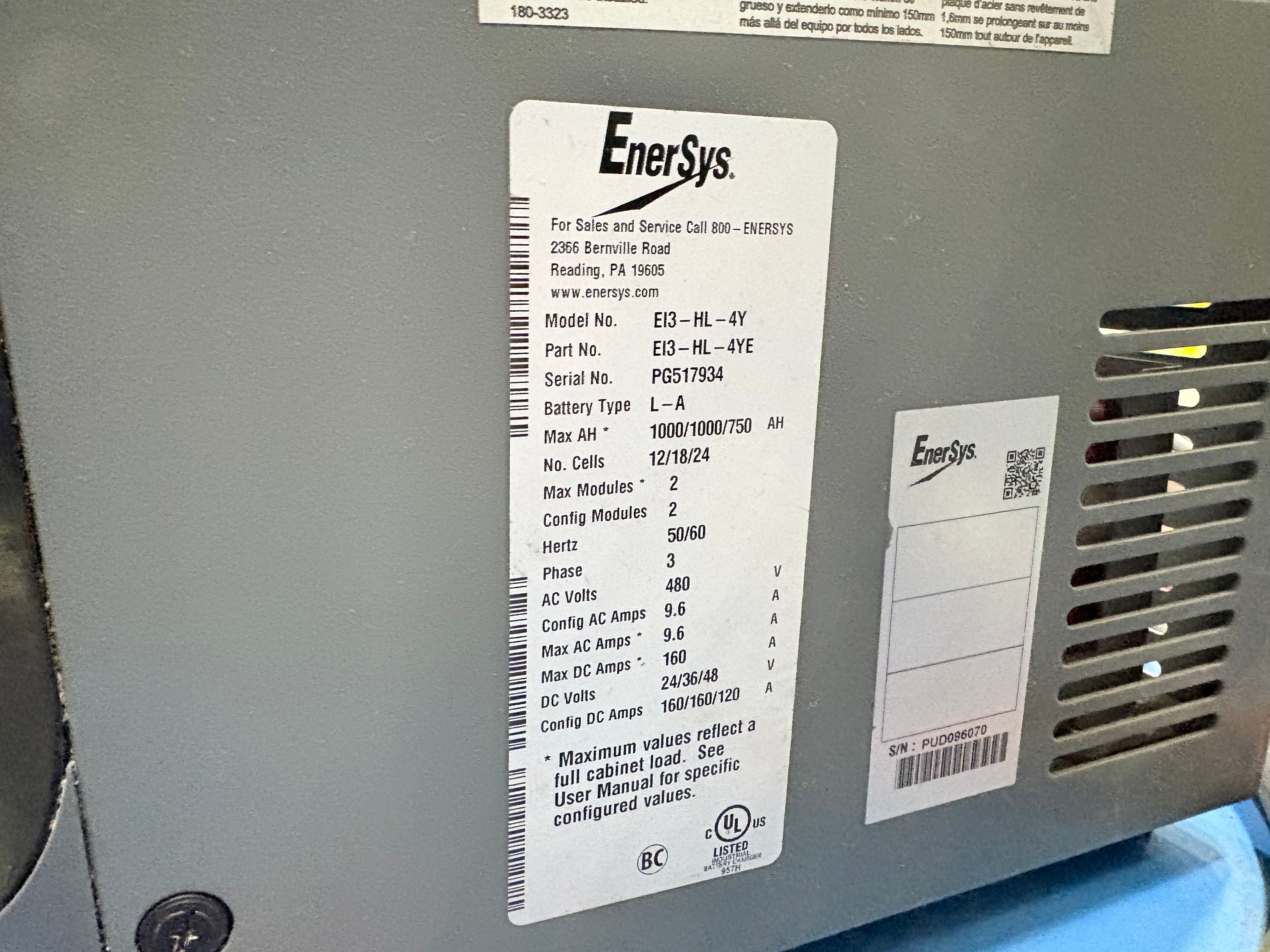 Enersys Enforcer Impaq - 24V/36V/48V Charger - Document 2