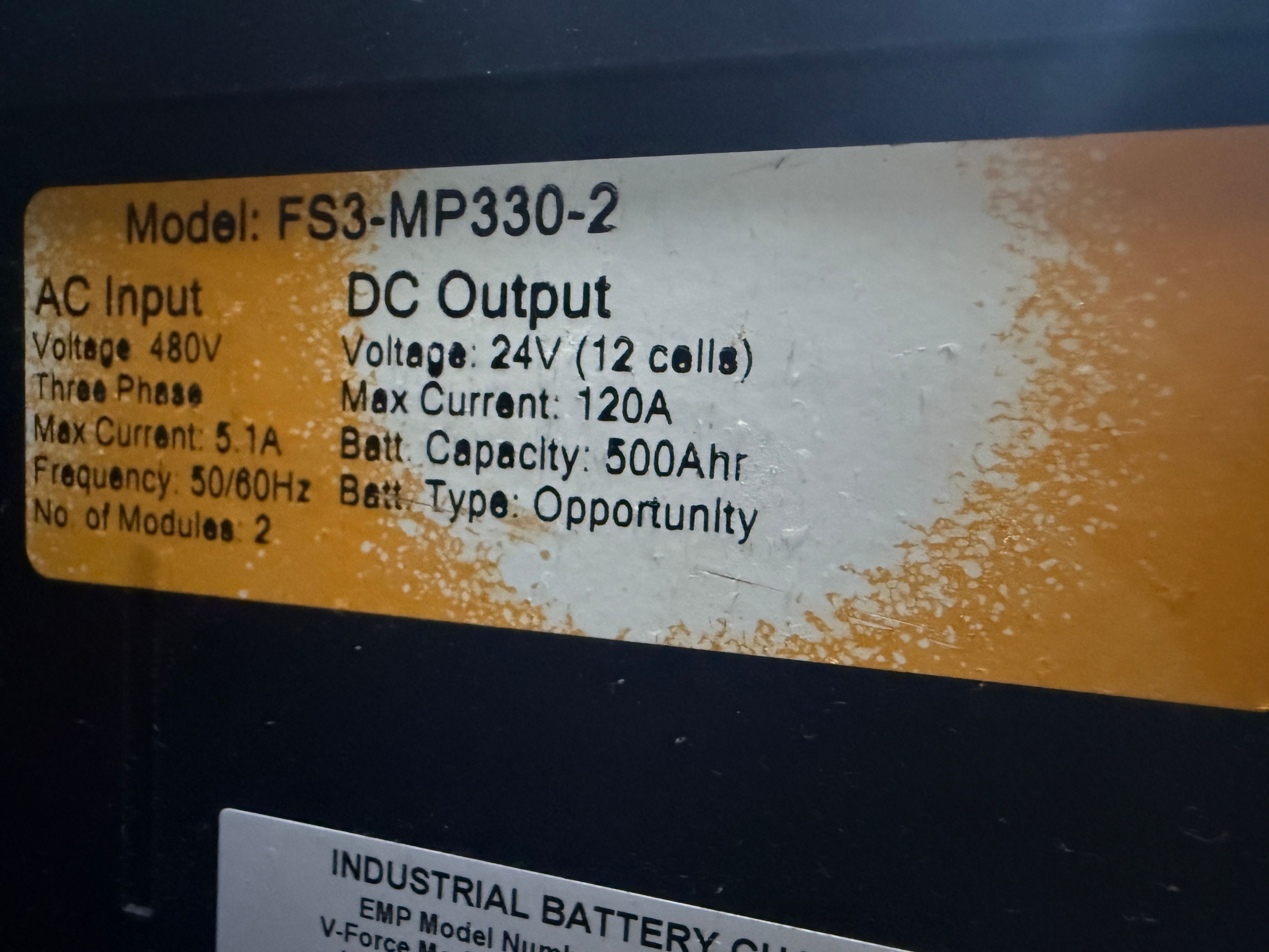 V-Force VHFM - 24V Charger - Document 3