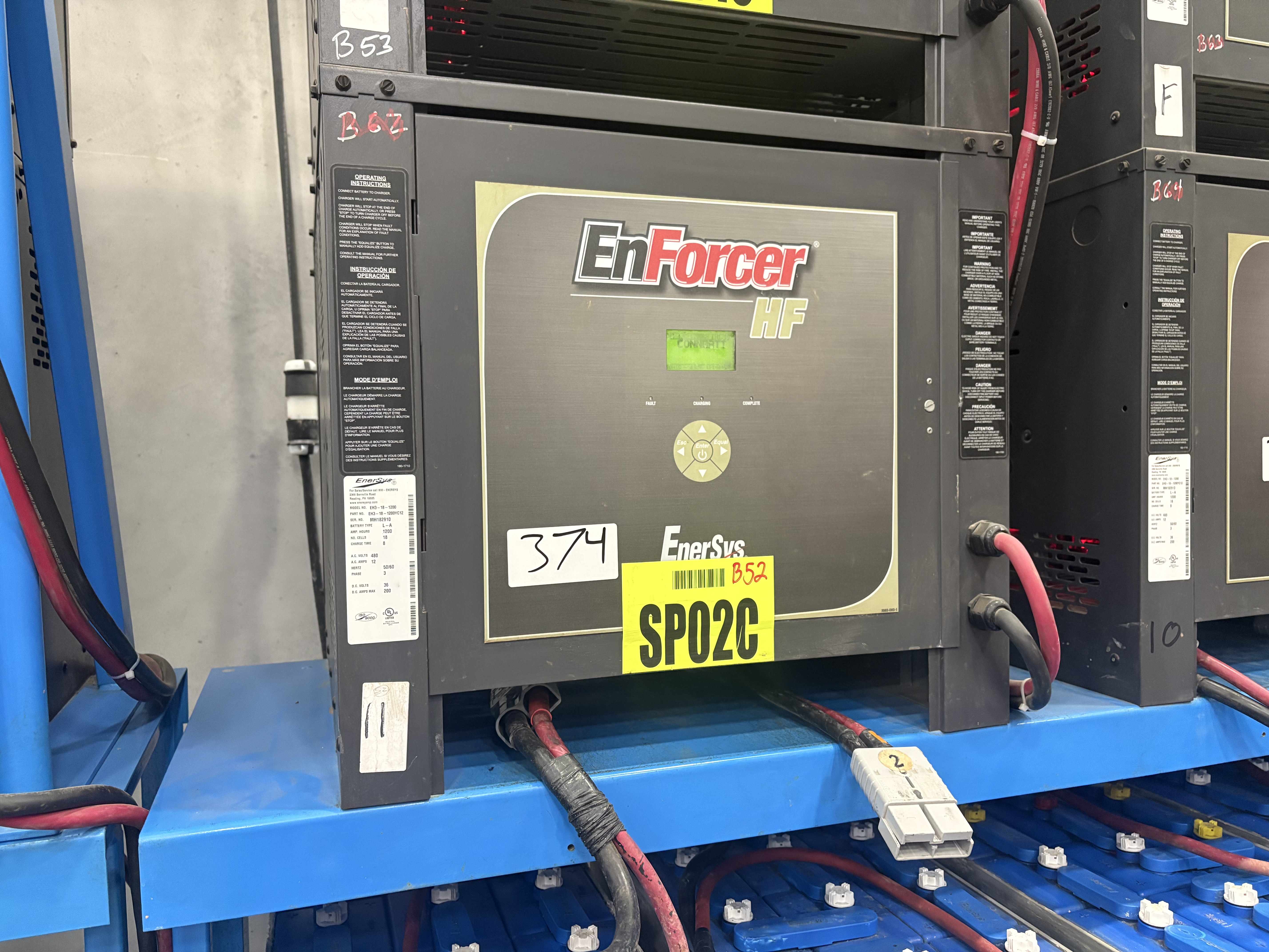 Enersys Enforcer HF- 36V Battery Charger