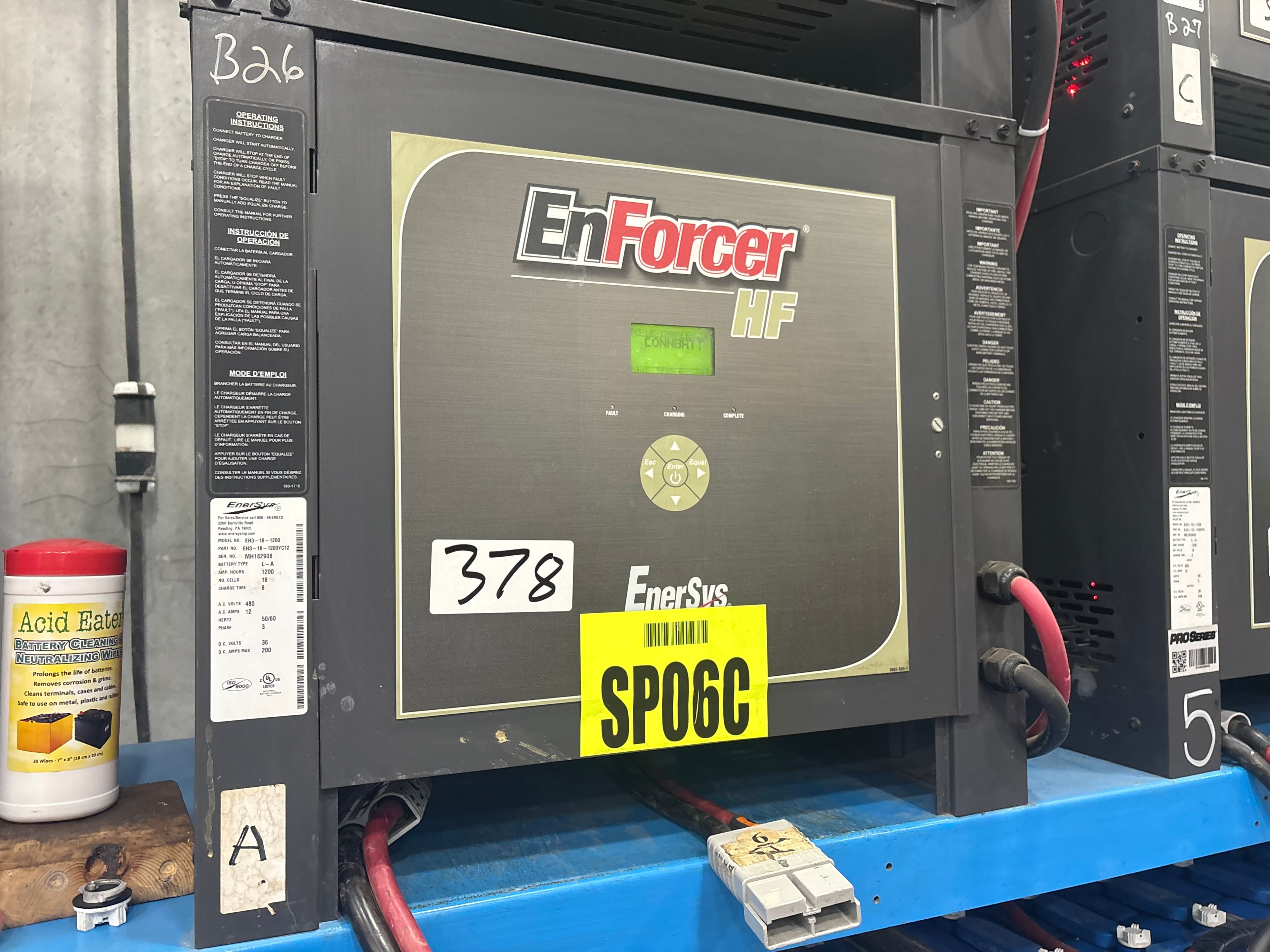 Enersys Enforcer HF- 36V Battery Charger