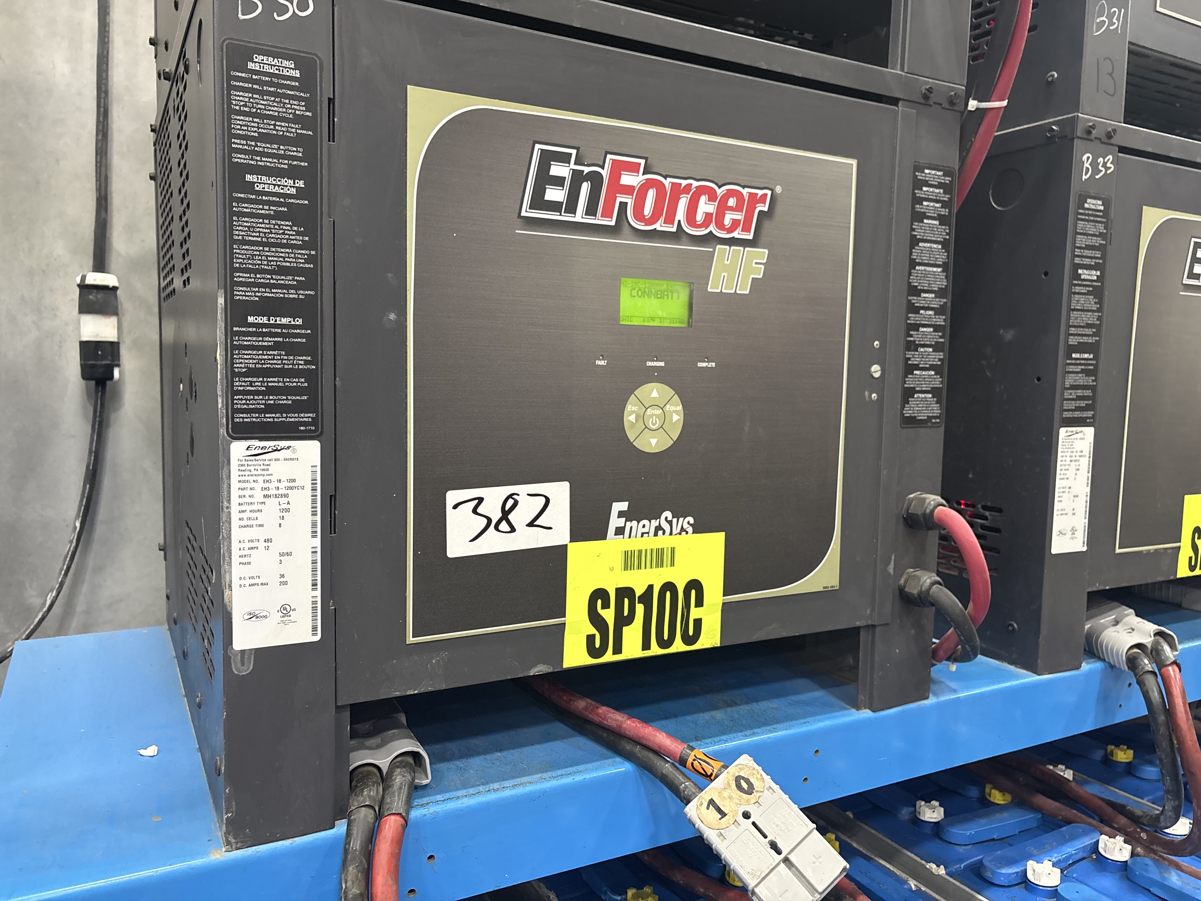 Enersys Enforcer HF- 36V Battery Charger