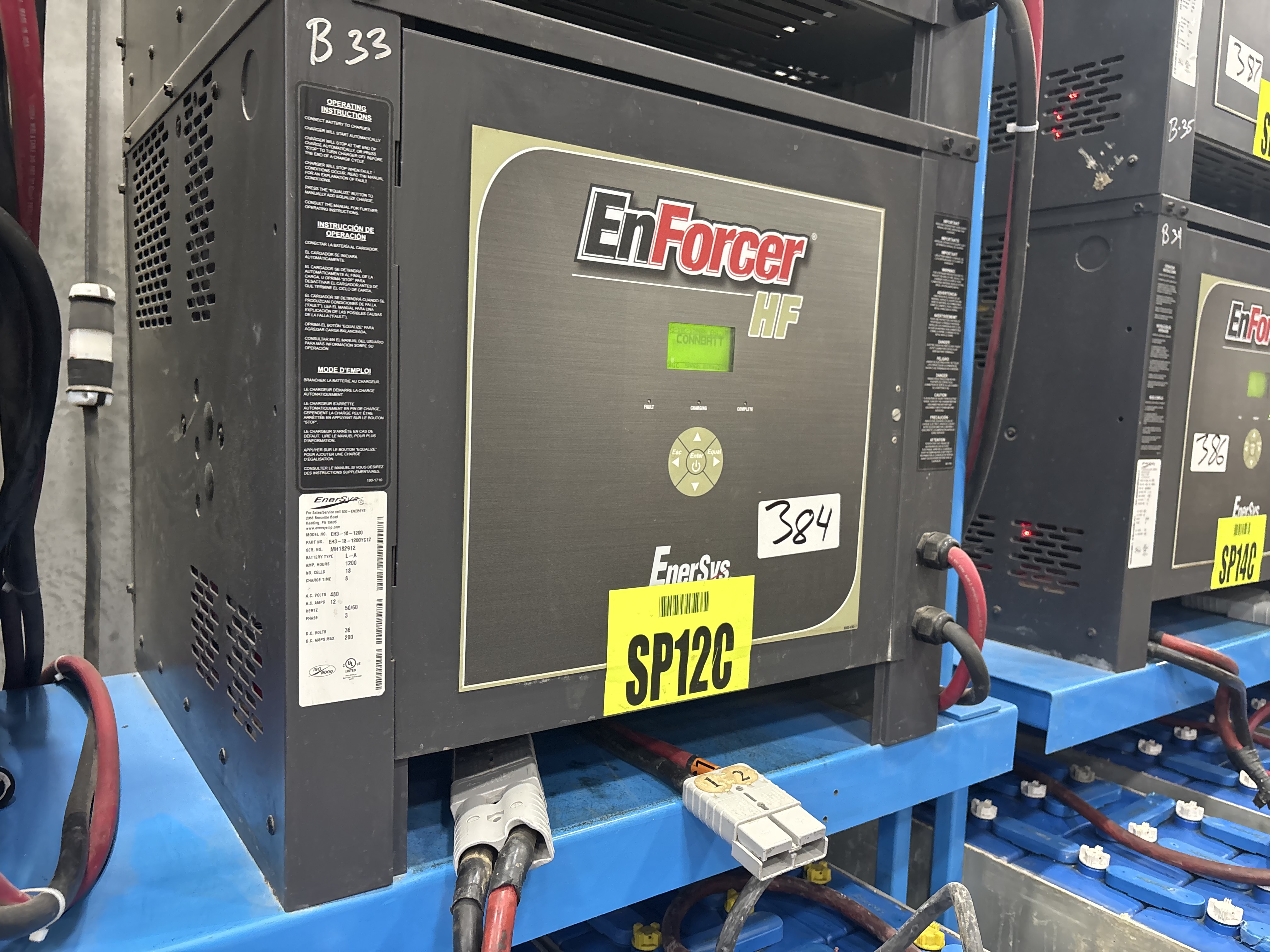 Enersys Enforcer HF- 36V Battery Charger
