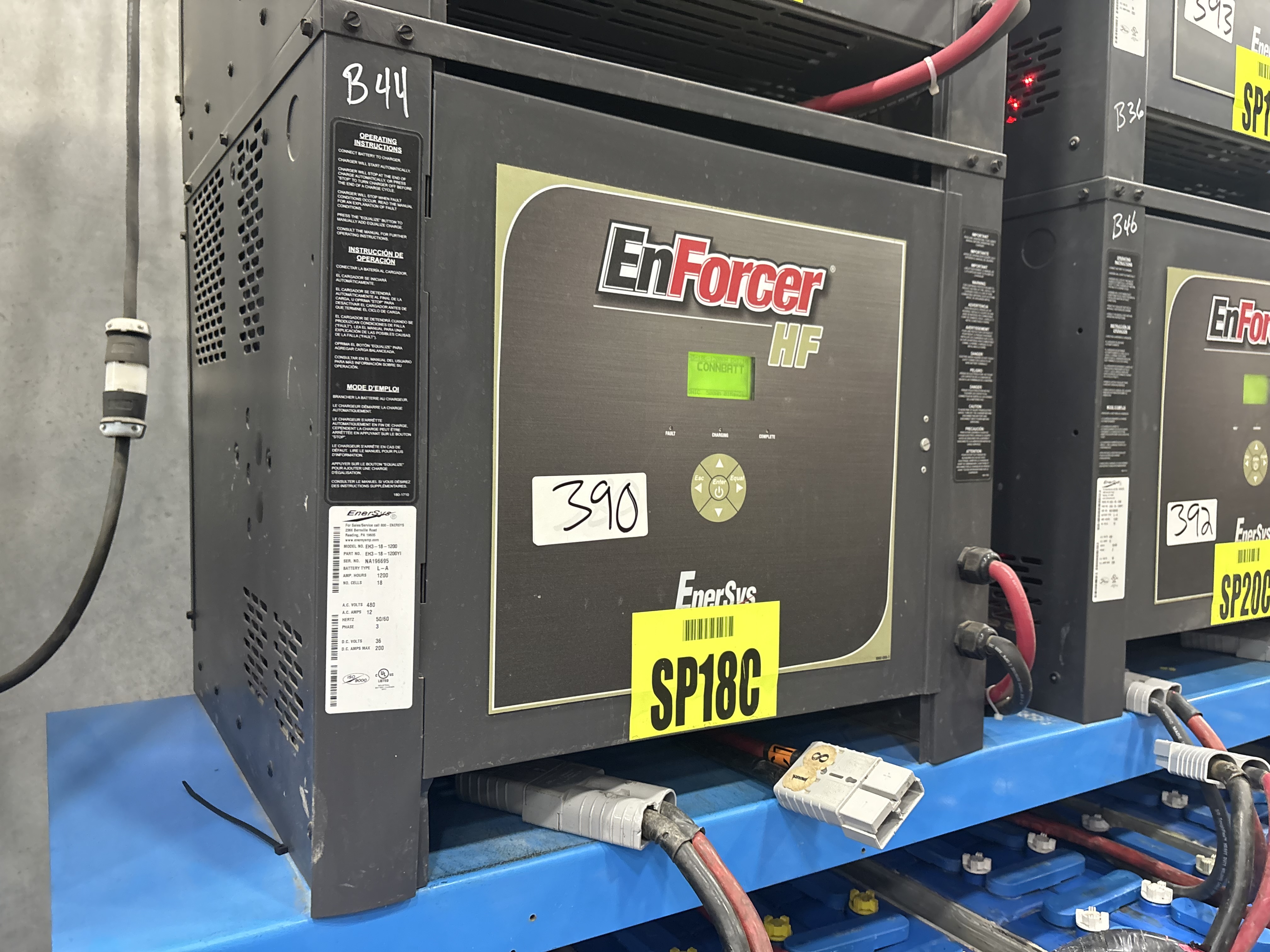 Enersys Enforcer HF- 36V Battery Charger