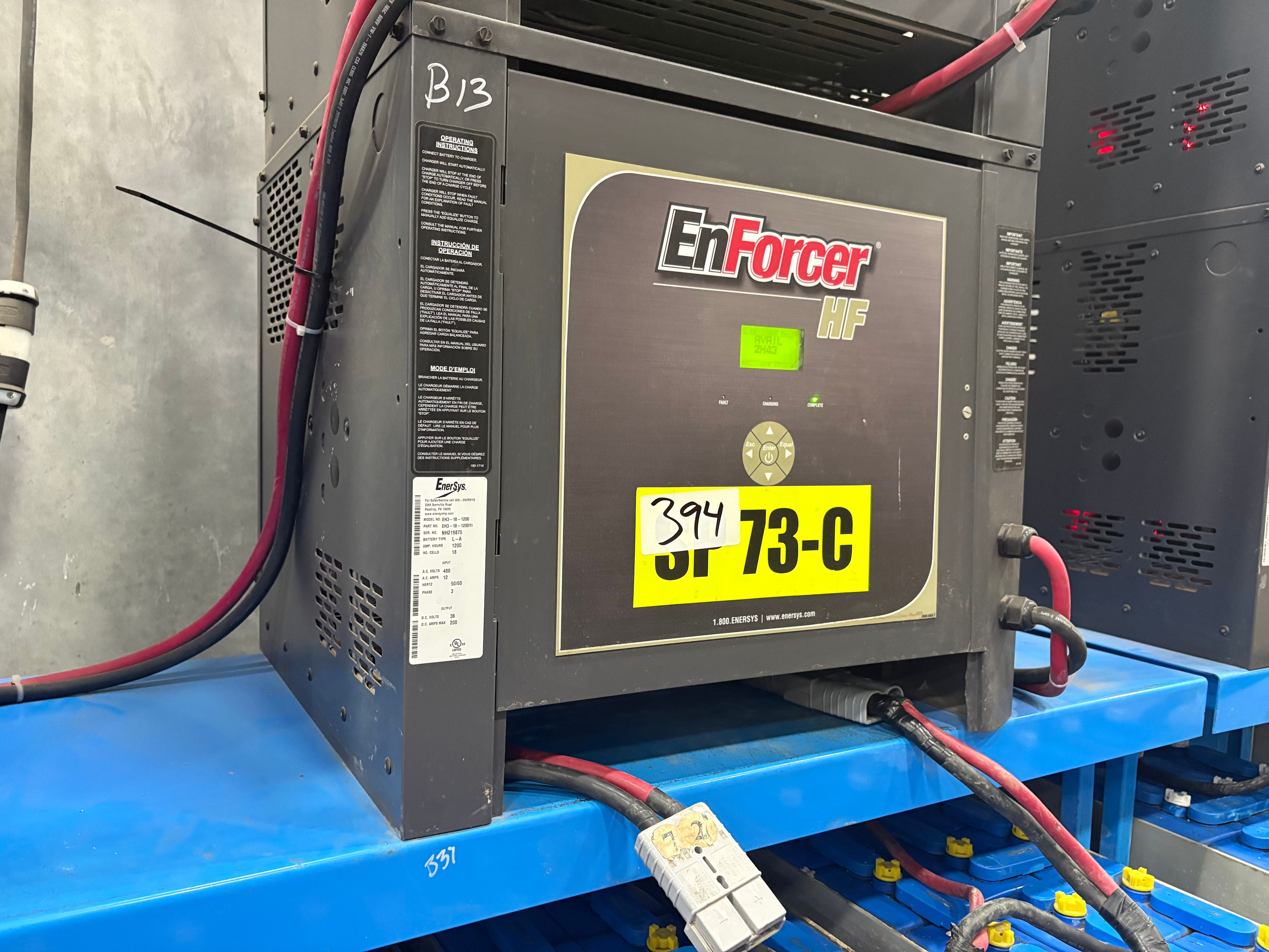 Enersys Enforcer HF- 36V Battery Charger