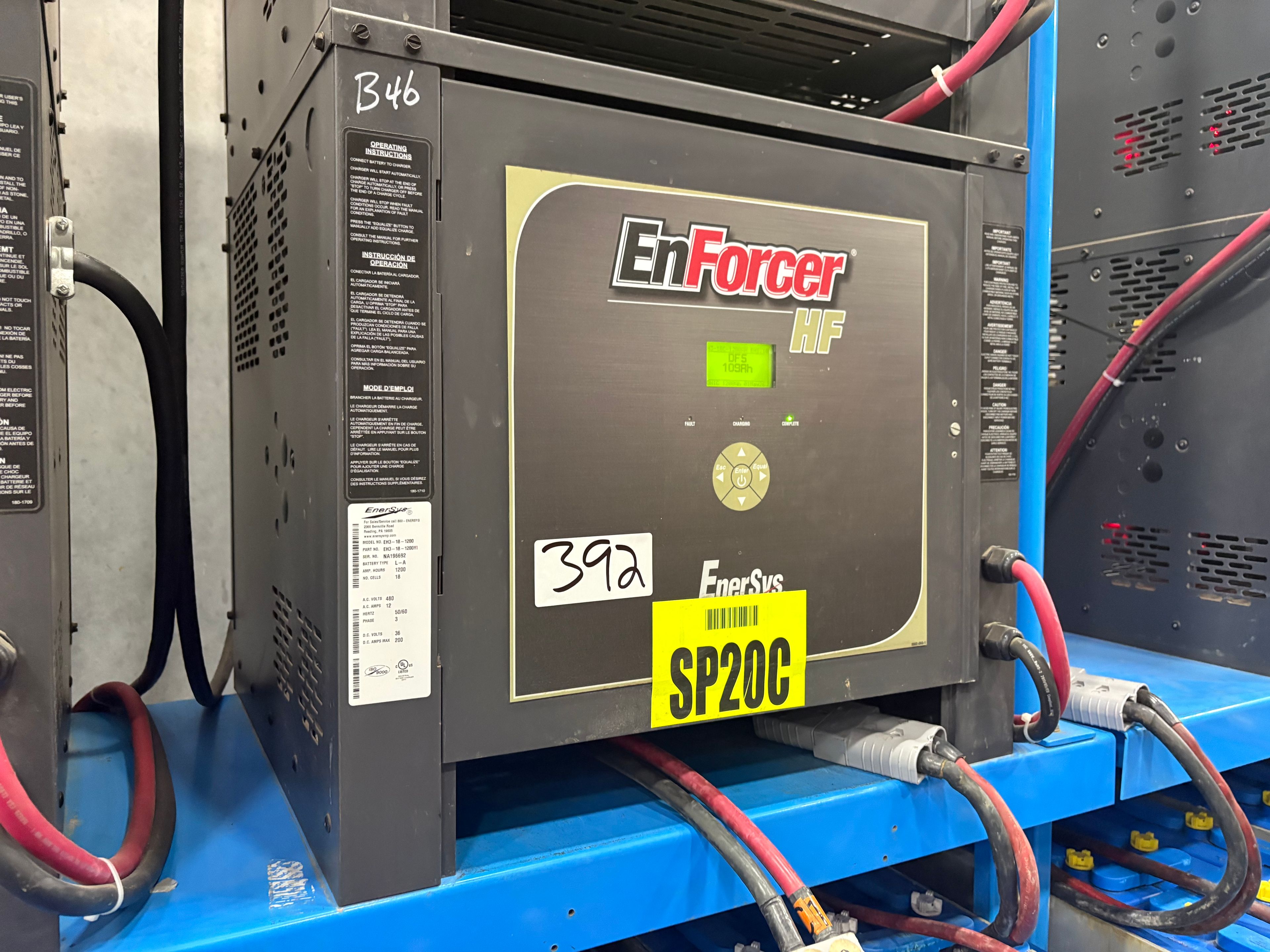 Enersys Enforcer HF- 36V Battery Charger - Document 5