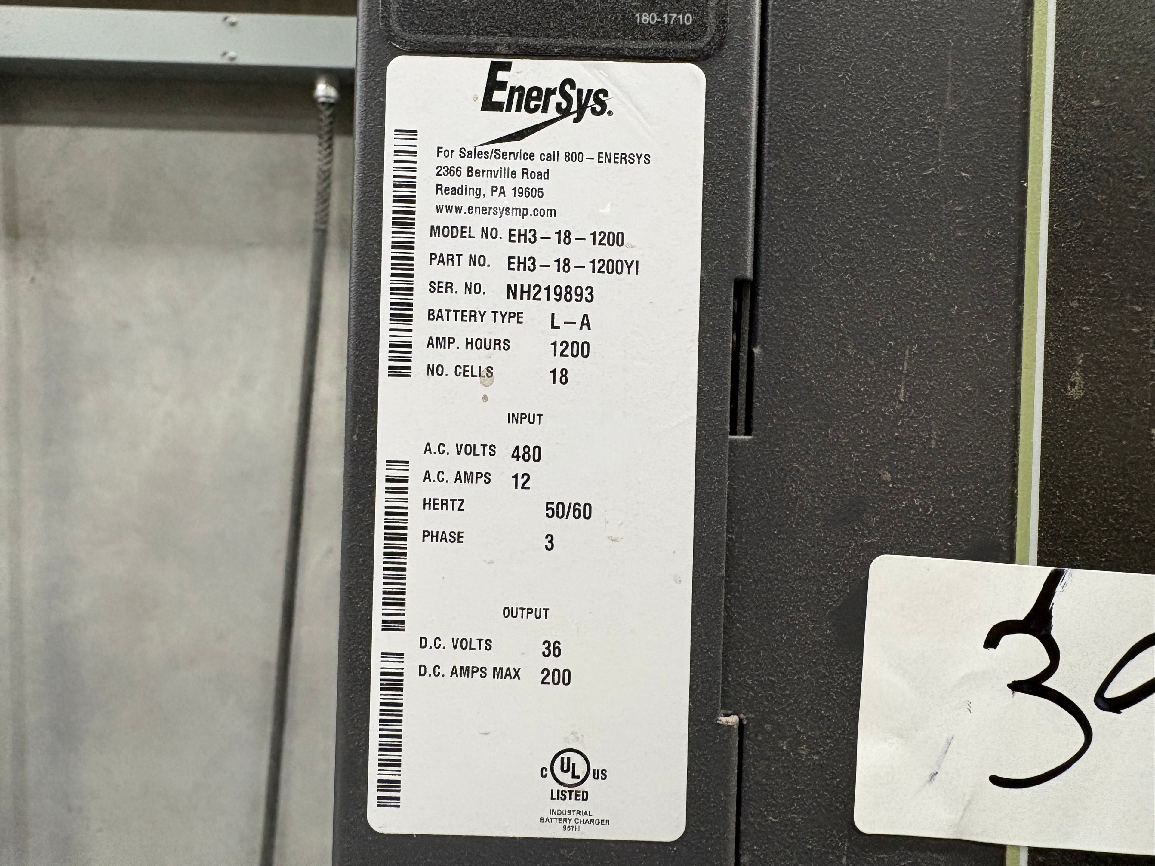 Enersys Enforcer HF- 36V Battery Charger - Document 3