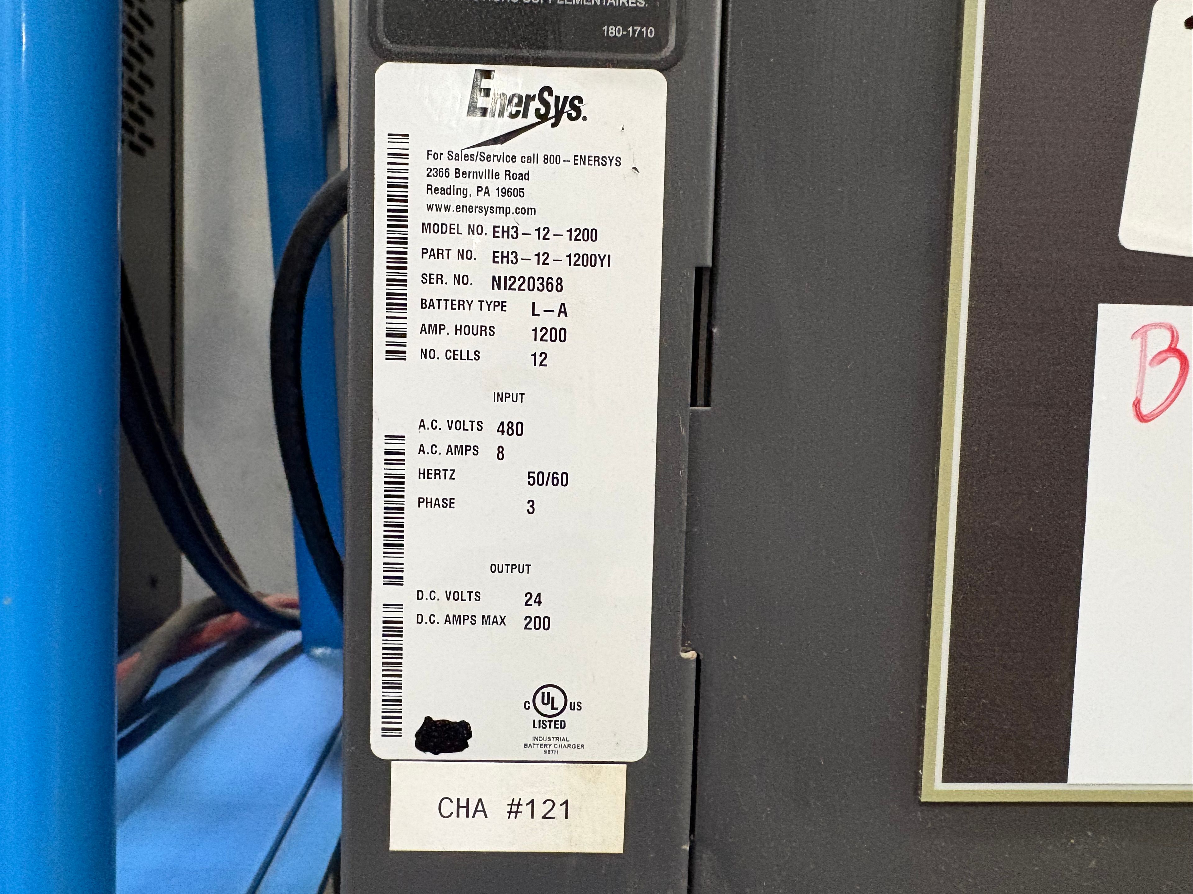 Enersys Enforcer HF- 24V Battery Charger - Document 3