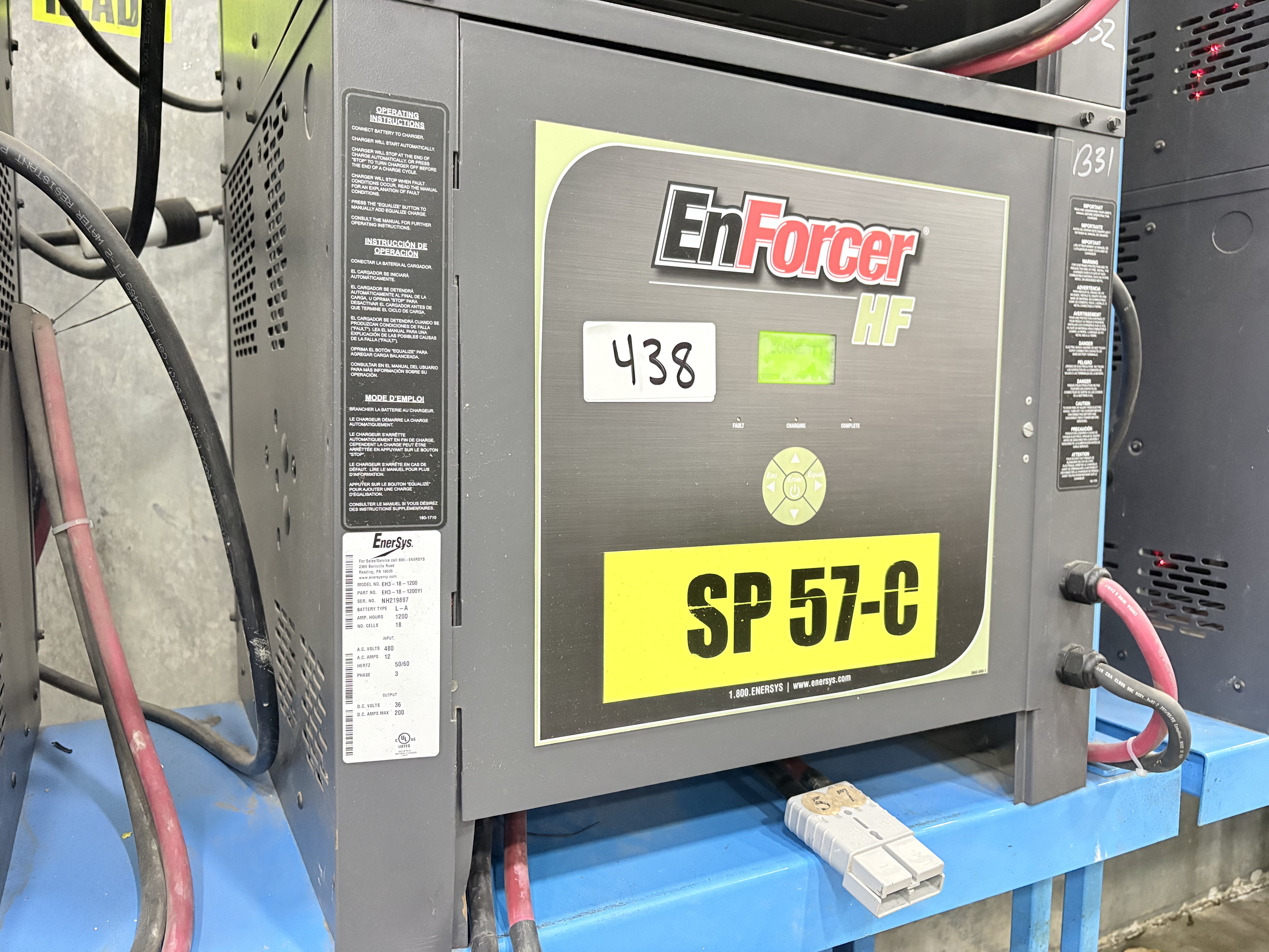 Enersys Enforcer HF- 36V Battery Charger