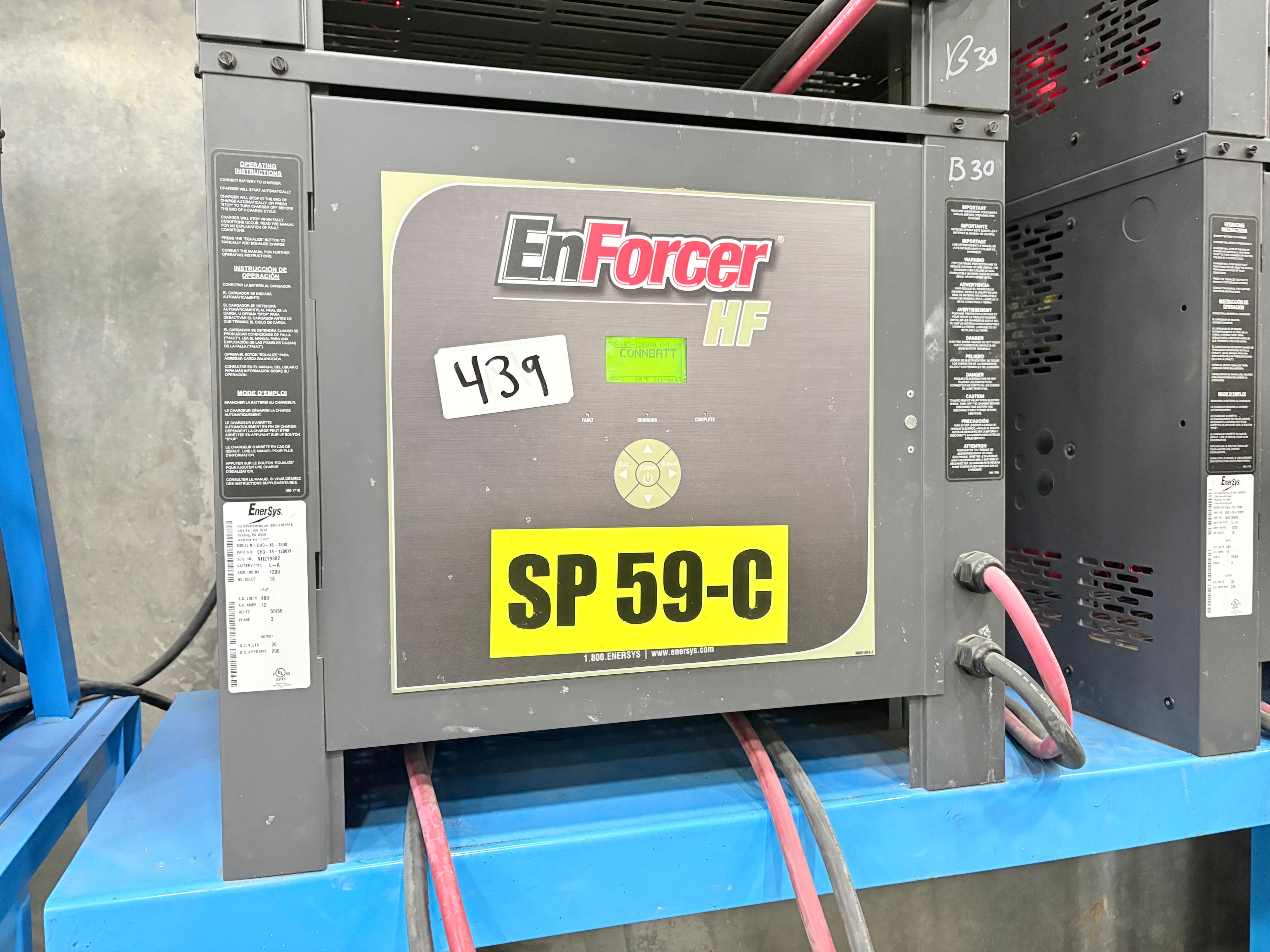 Enersys Enforcer HF- 36V Battery Charger - Document 2