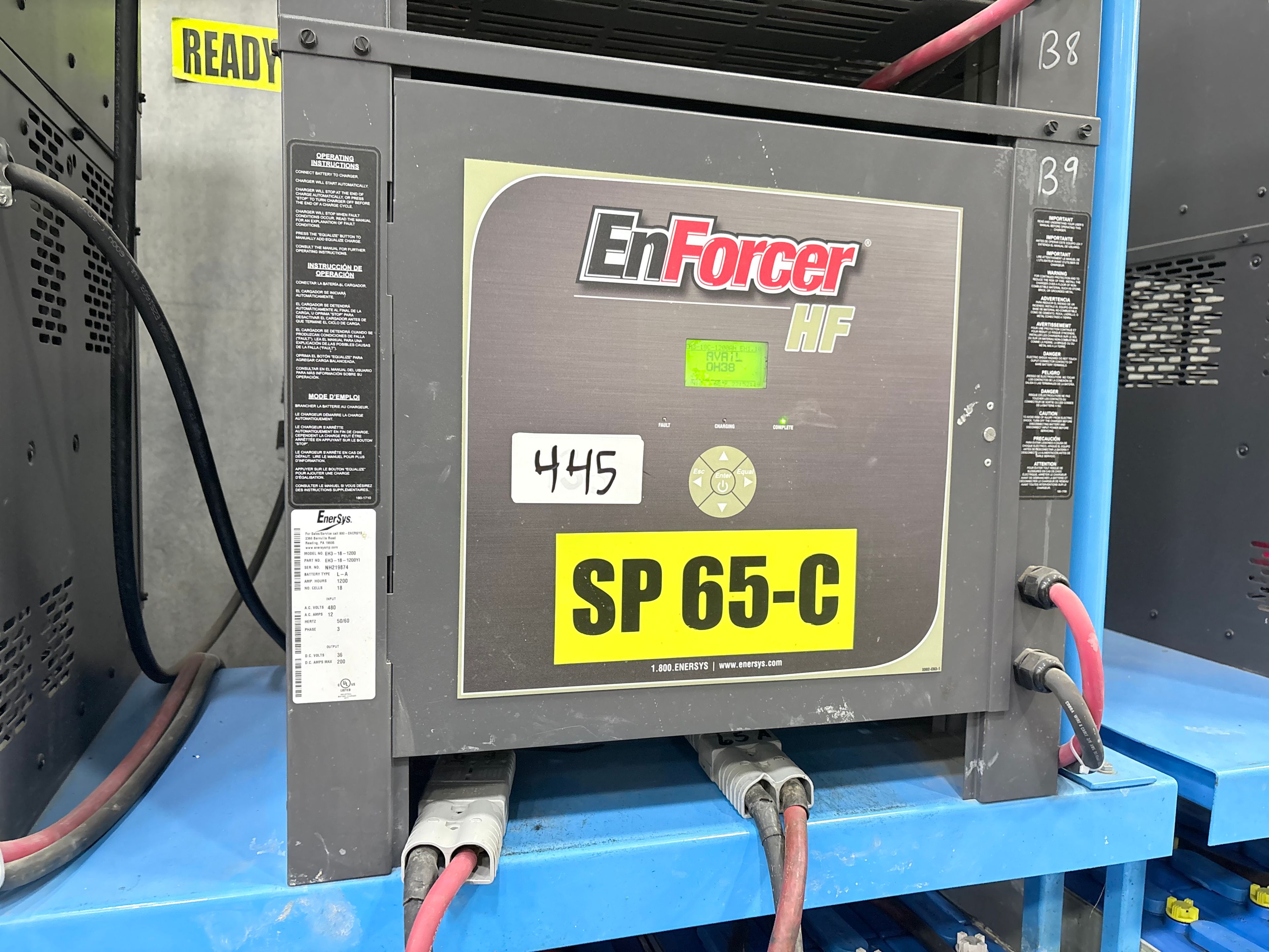 Enersys Enforcer HF- 36V Battery Charger
