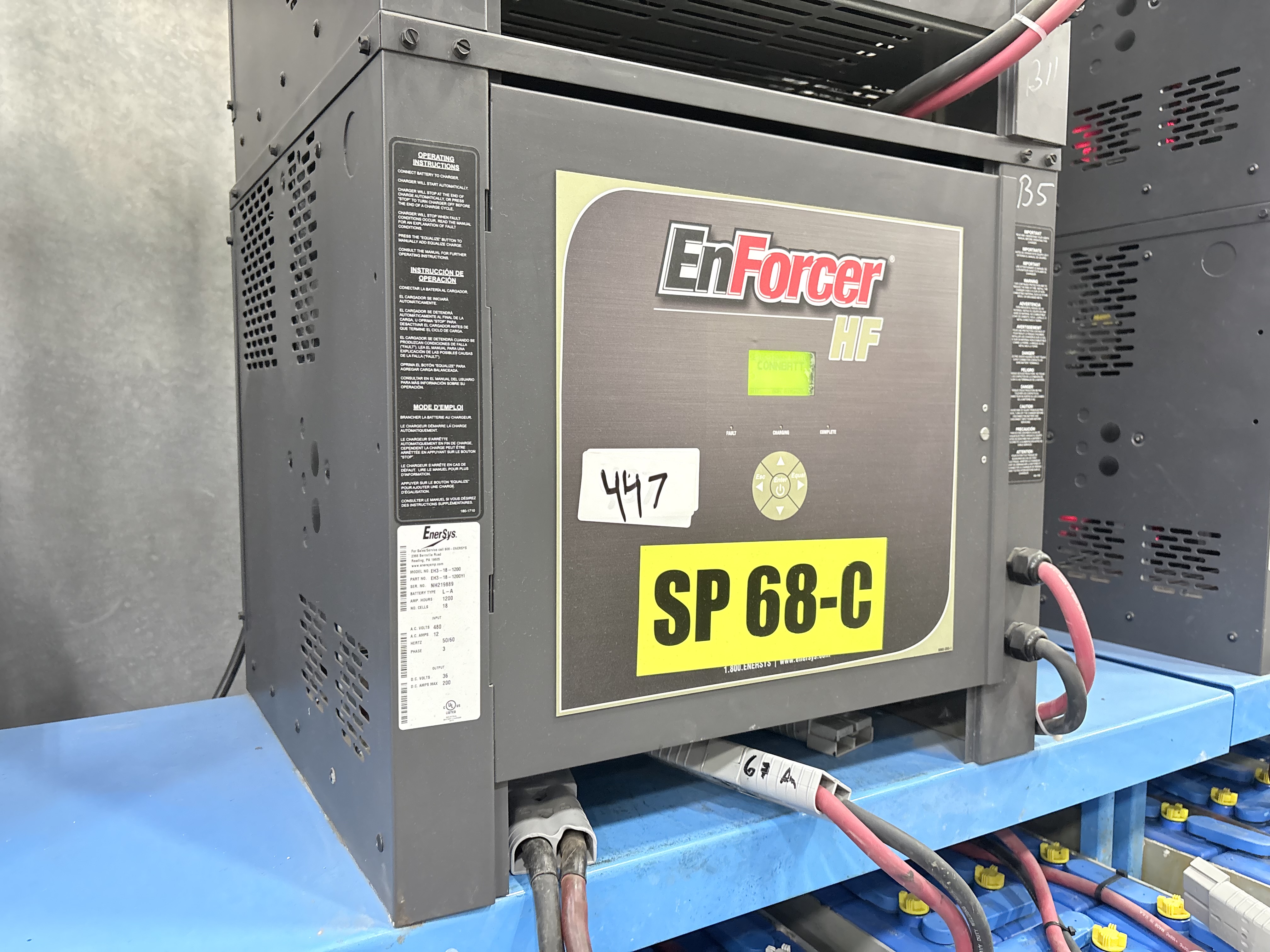 Enersys Enforcer HF- 36V Battery Charger