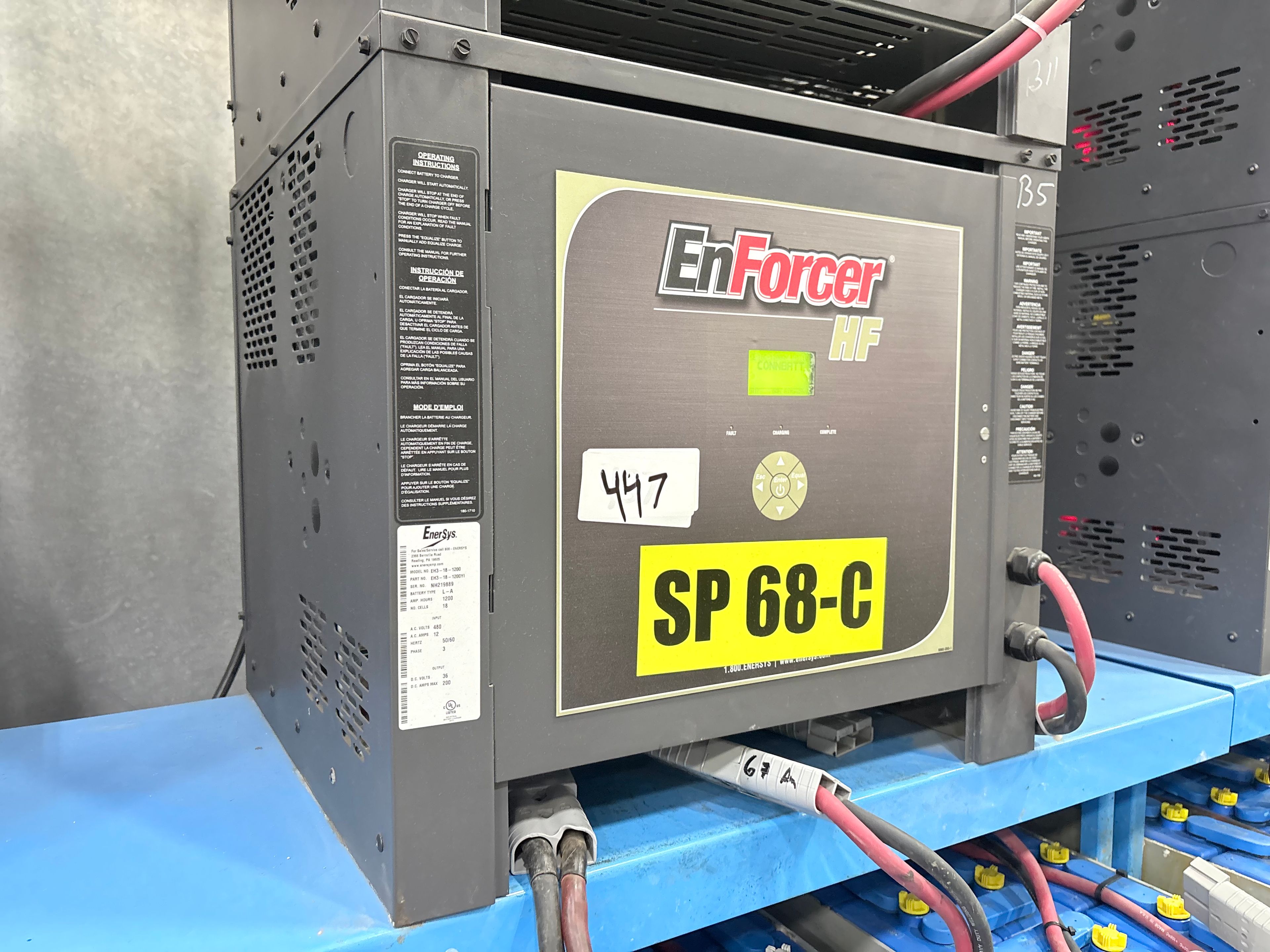 Enersys Enforcer HF- 36V Battery Charger