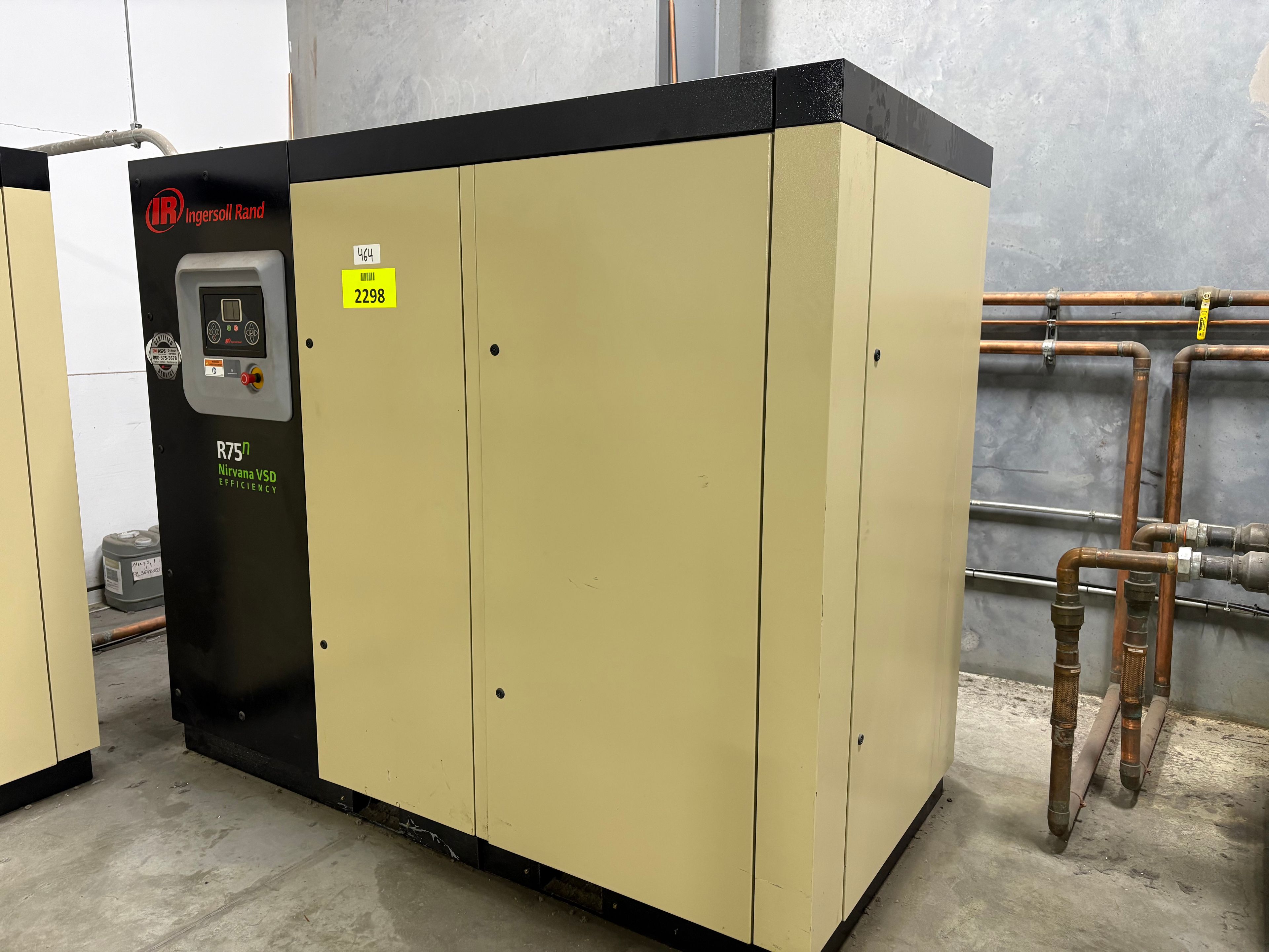 Ingressoll Brand Air Compressor - Model R75N-A - Document 4