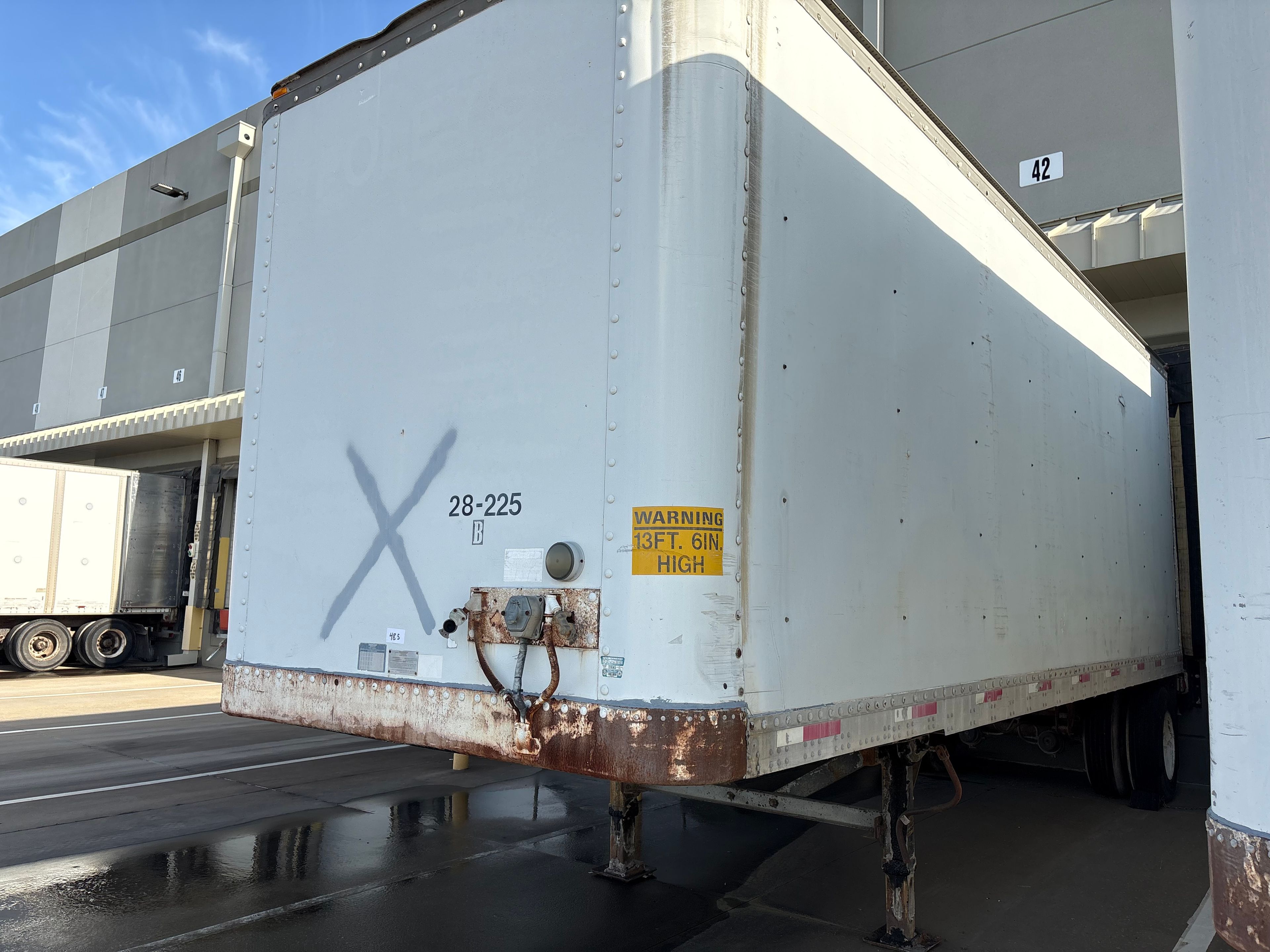 1986 Fruehauf 28' Box Trailer - Document 2