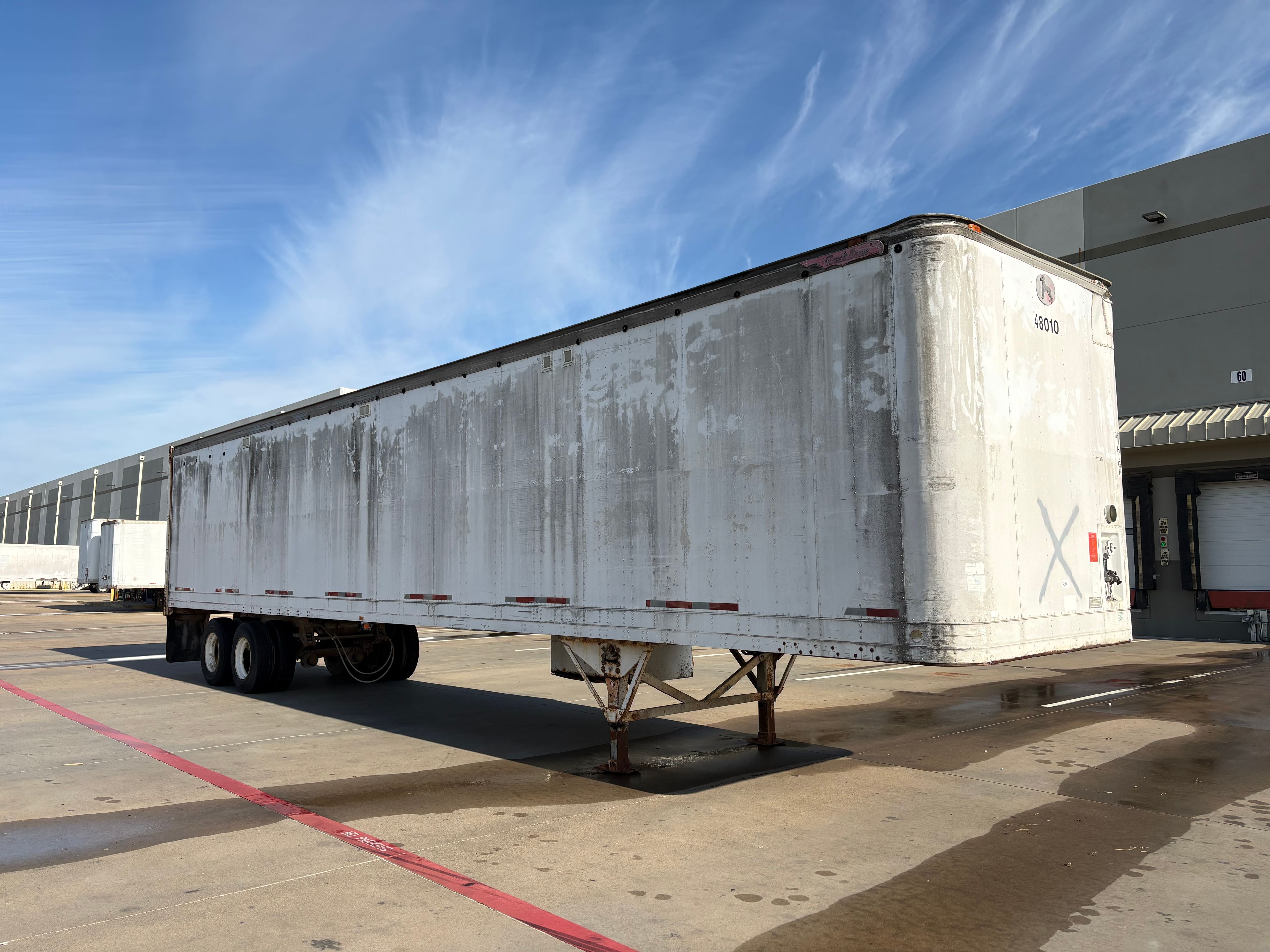Great Dane Box Trailer - 48' Standard Box - **BAD BREAKS - BAD ROLL UP DOOR**