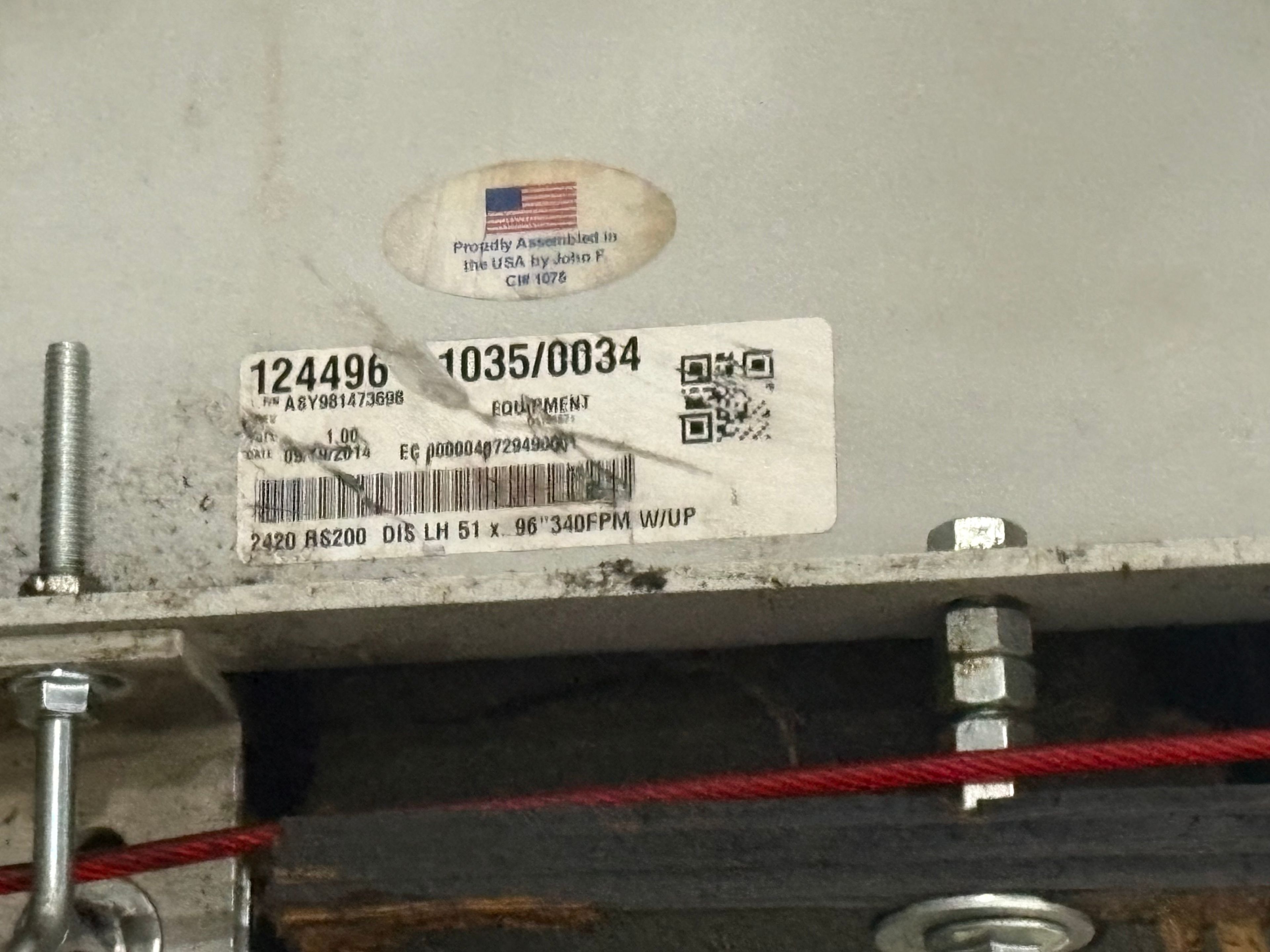 Dematic High Rate Slat Sorter -  Model 2420 RS200 Plus - 273'  x 54" x 39" - Document 5