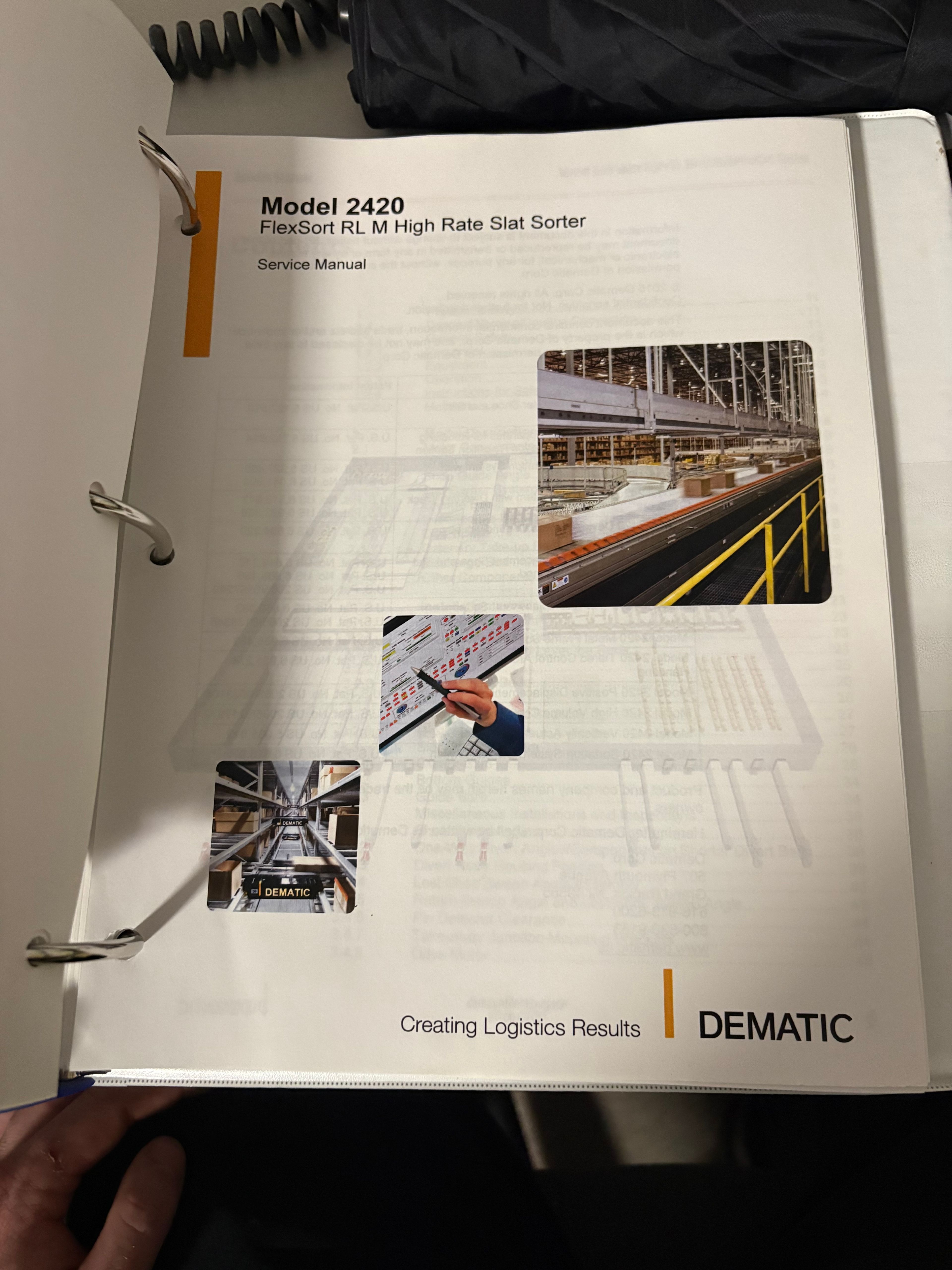 Dematic High-Rate Slat Sorter - Model 2420 RS200 Plus - 48' 4" x 54" x 39" - Document 12