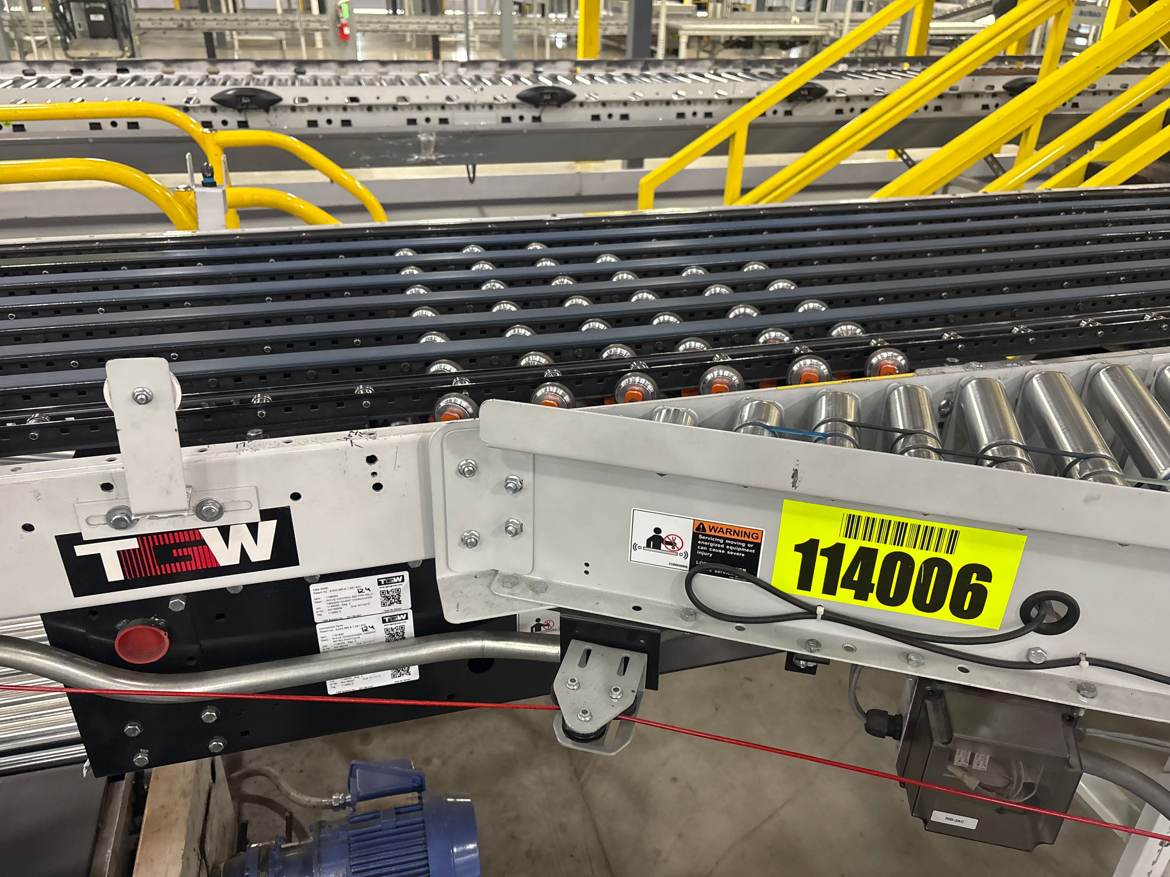 TGW Narrow Belt Sorter - NBS 30/90 - 147' 8" x 30" x 22" - 4 Send-offs - Document 9