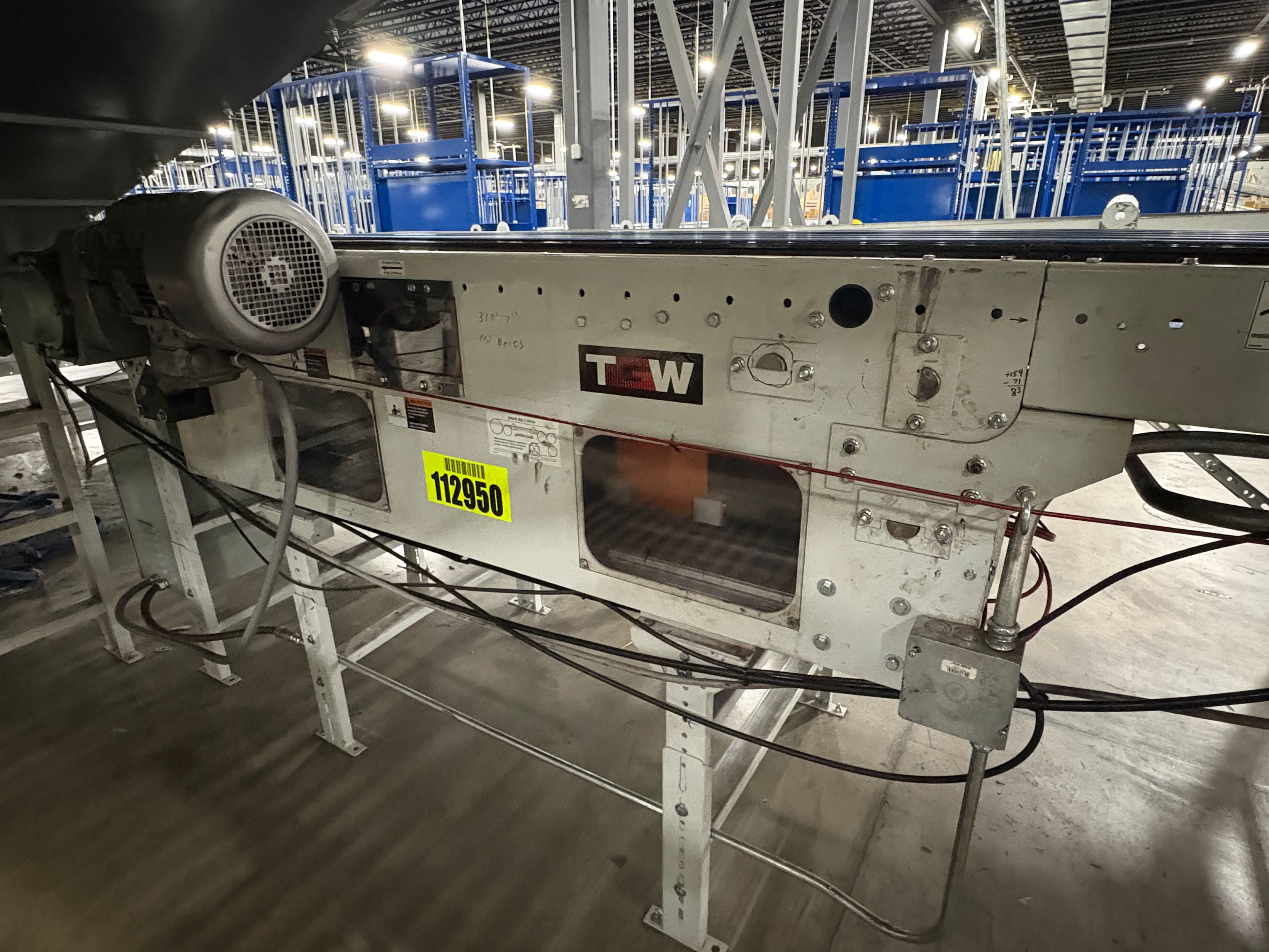 TGW Narrow Belt Sorter - NBS 30/90 - 147' 8" x 30" x 22" - 4 Send-offs - Document 13