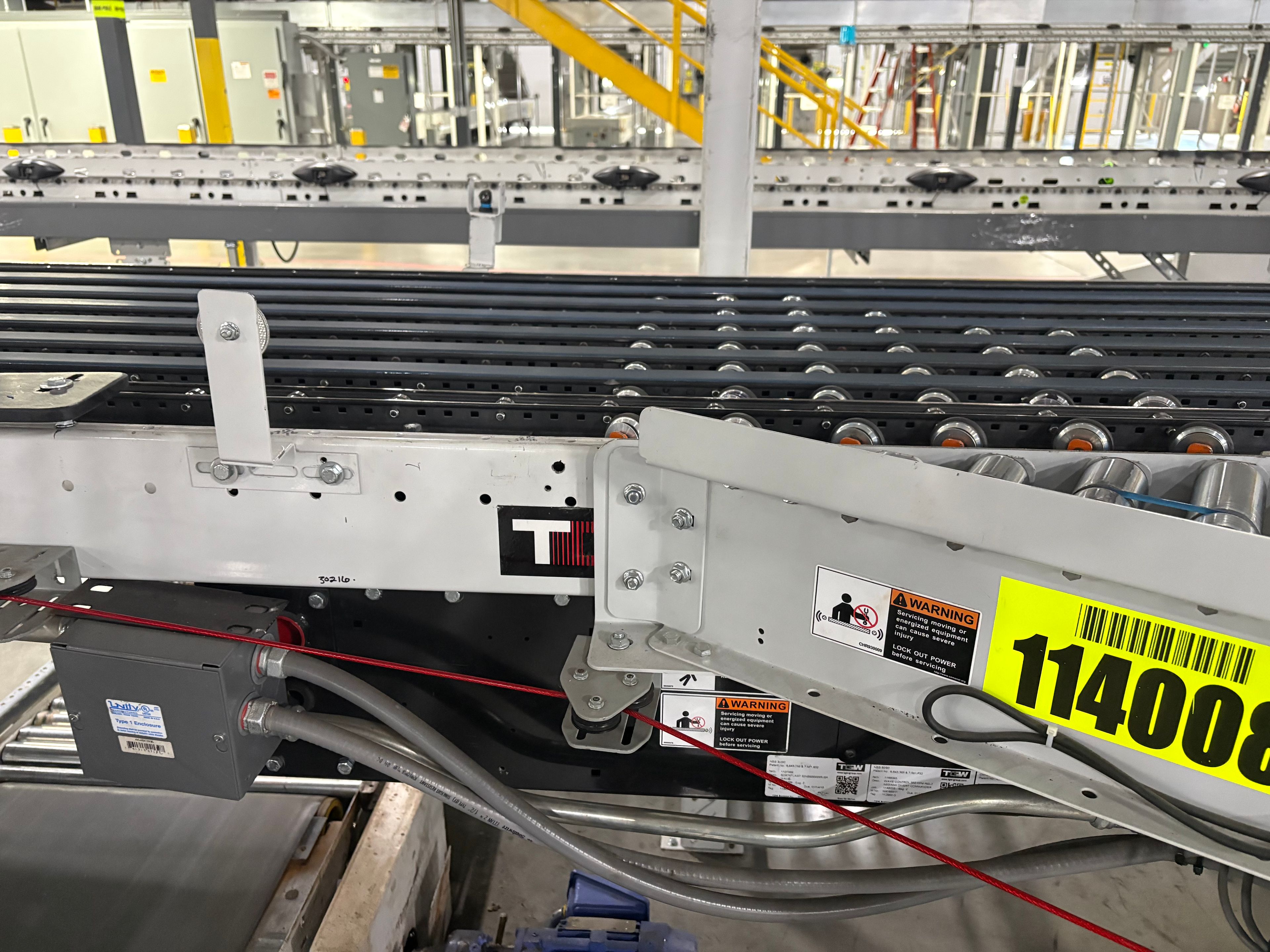 TGW Narrow Belt Sorter - NBS 30/90 - 147' 8" x 30" x 22" - 4 Send-offs - Document 3