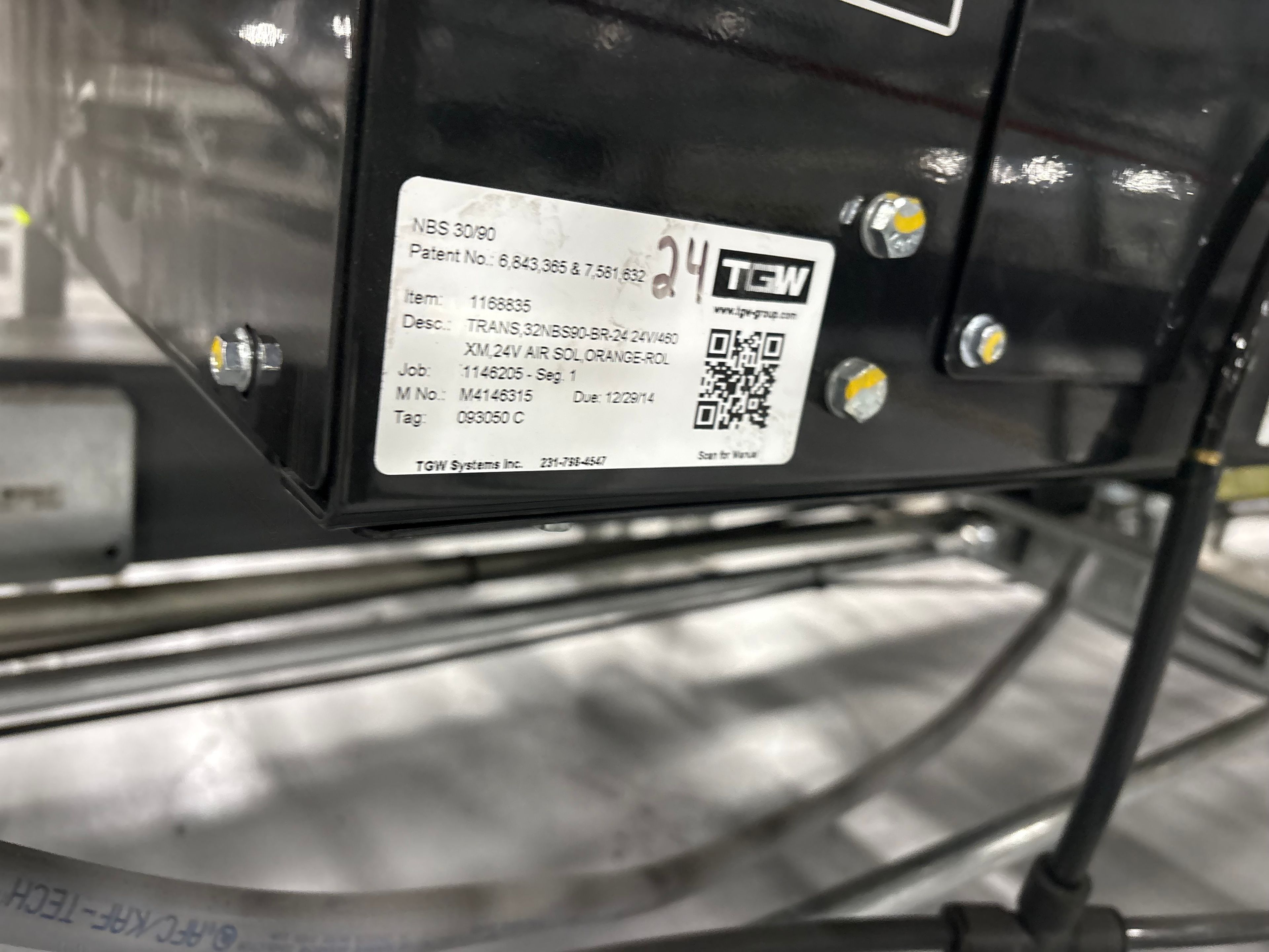 TGW Narrow Belt Sorter - NBS 30/90 - 87' 8" x 30" x 22" - 14 Double Sided Send-offs - Document 9