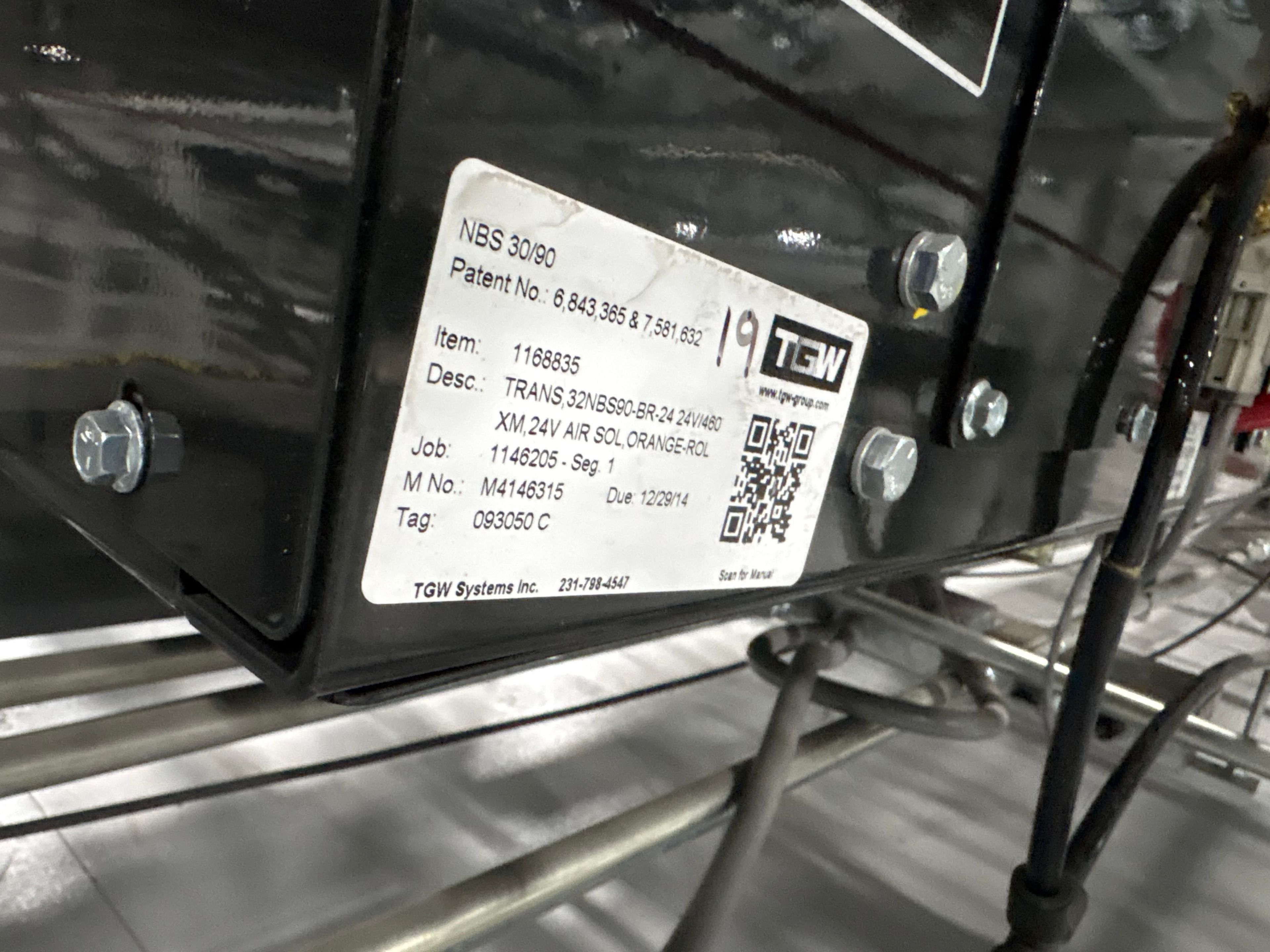 TGW Narrow Belt Sorter - NBS 30/90 - 87' 8" x 30" x 22" - 14 Double Sided Send-offs - Document 13