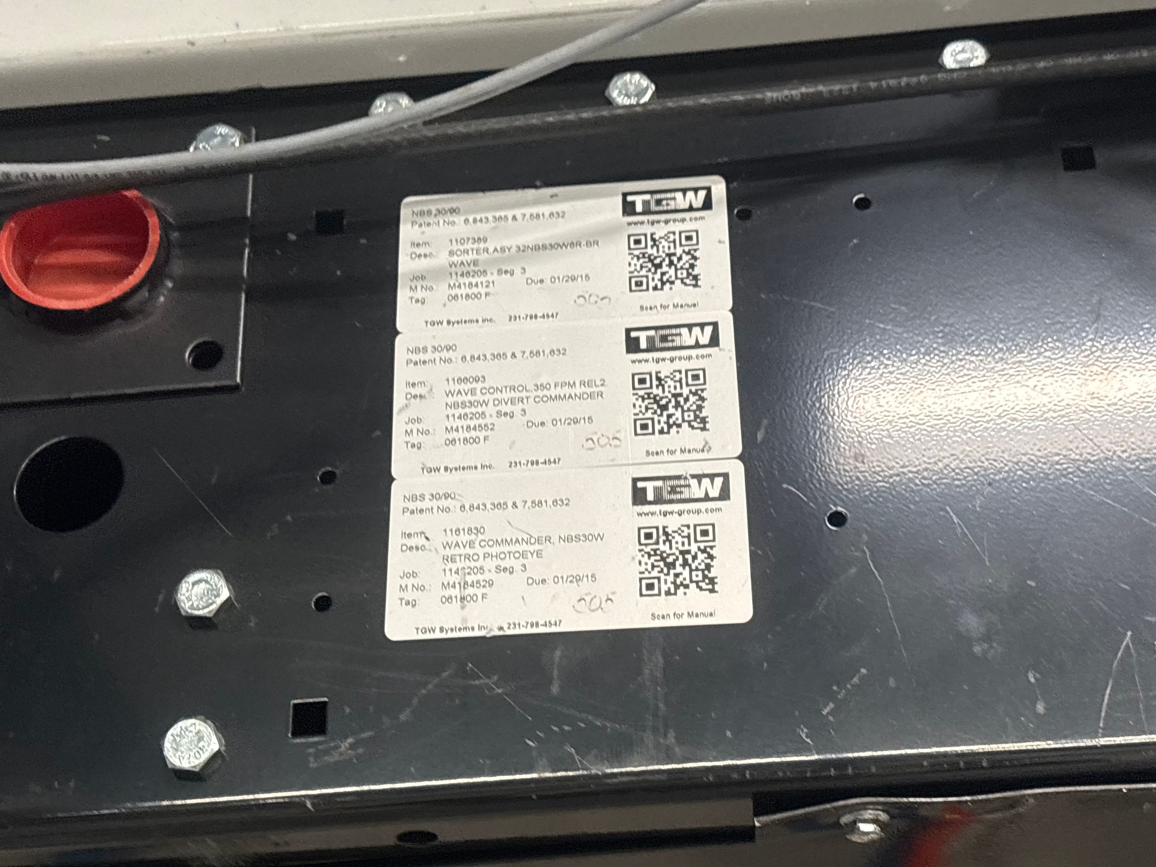 TGW Narrow Belt Sorter - NBS 30/90 - 158' 7" x 30" x 22" - 3 Send-Offs - Document 5