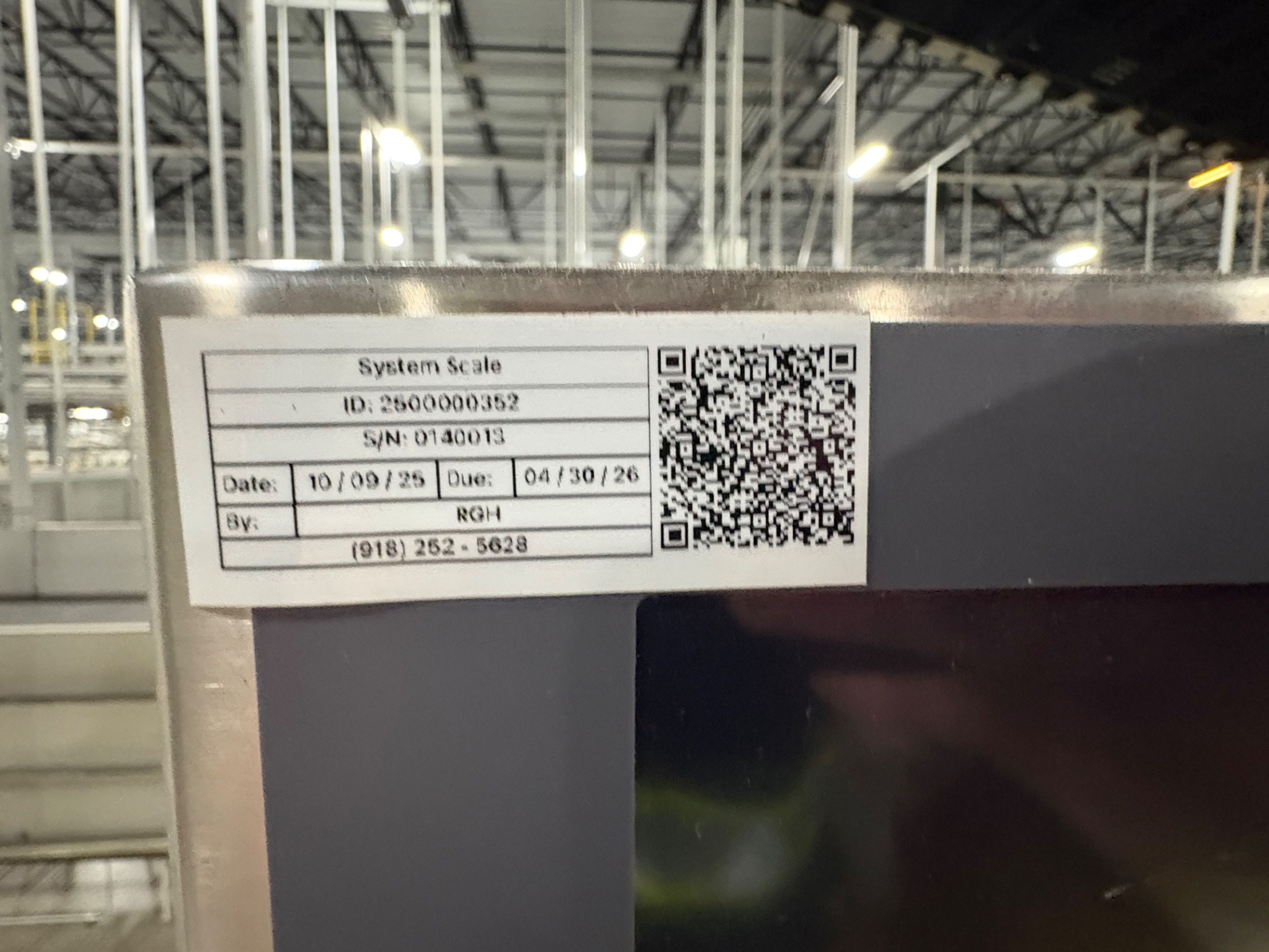 2014 OCS HC Conveyor Checkweigher - 60 kg - Document 6