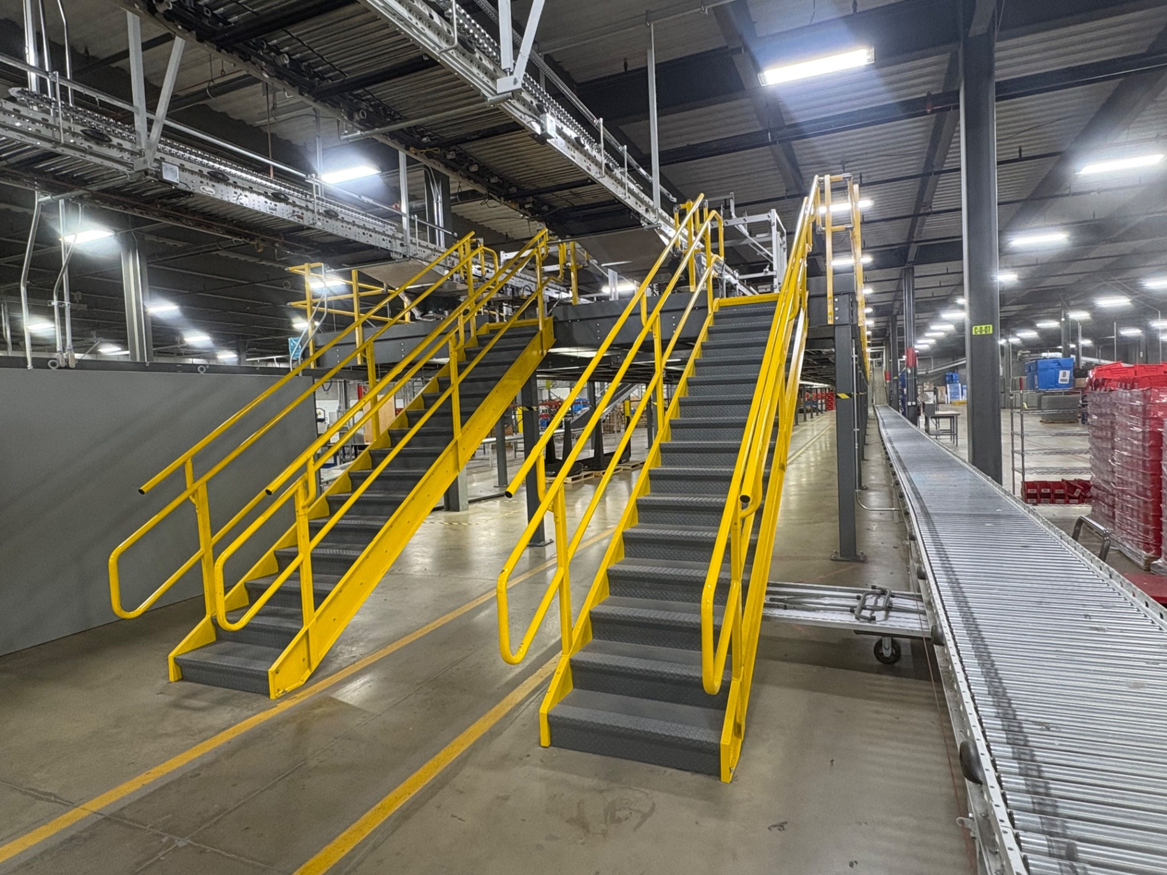 Mezzanine - 233' x 23.5' - (3) Staircase - 7' 8" Clearance - Document 2