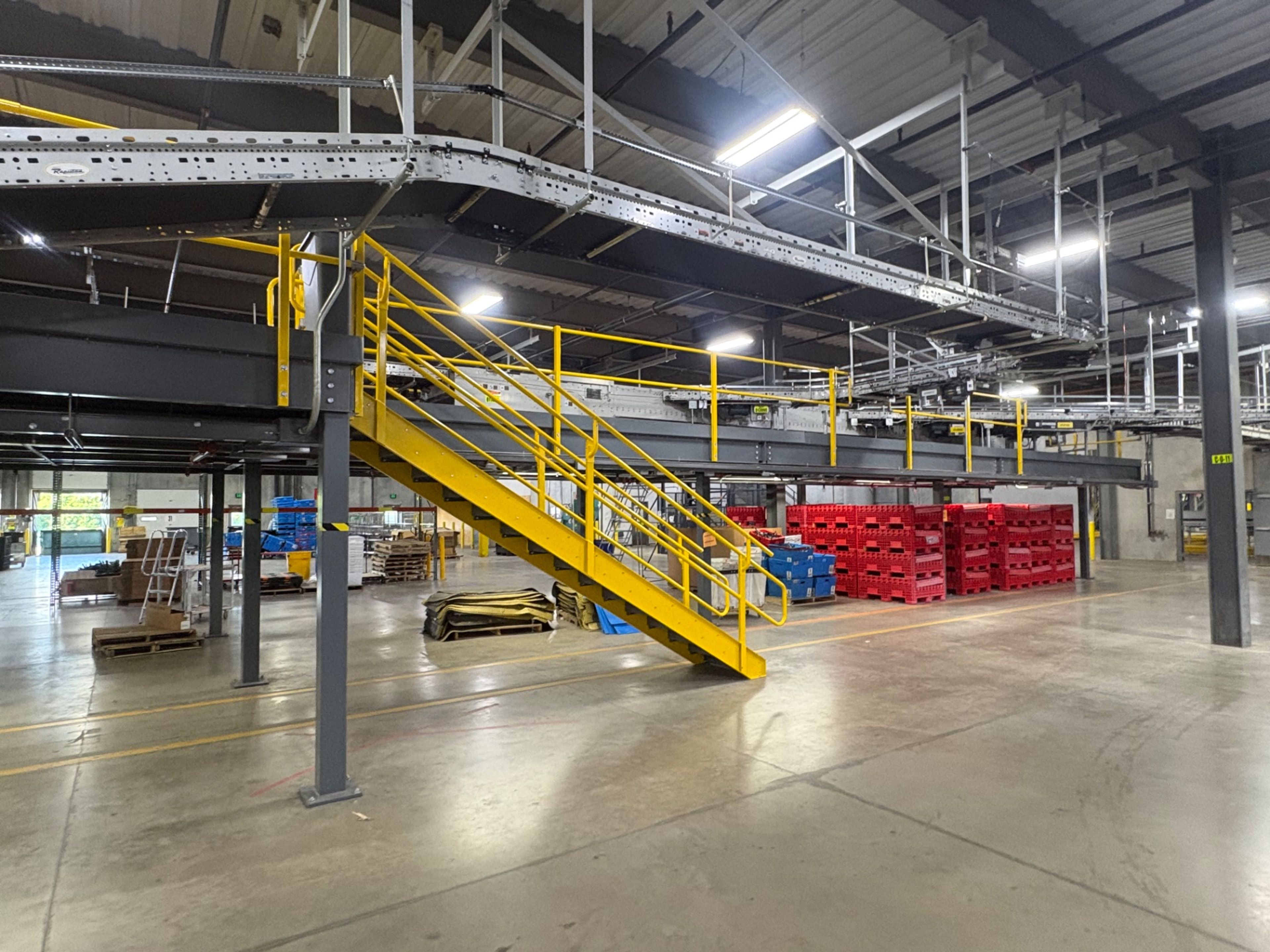Mezzanine - 233' x 23.5' - (3) Staircase - 7' 8" Clearance - Document 8